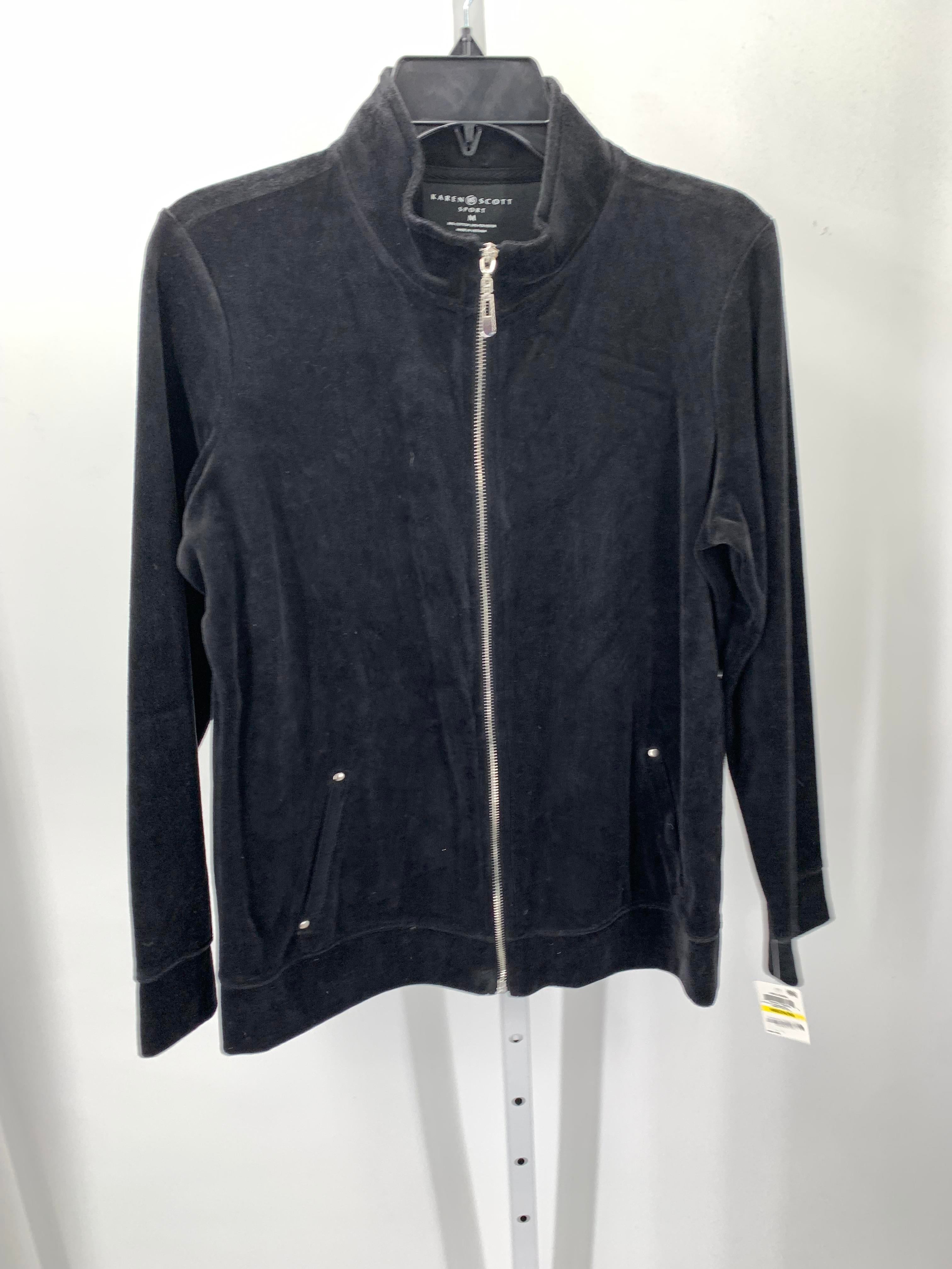 Karen Scott Size Medium Misses Fleece Jacket