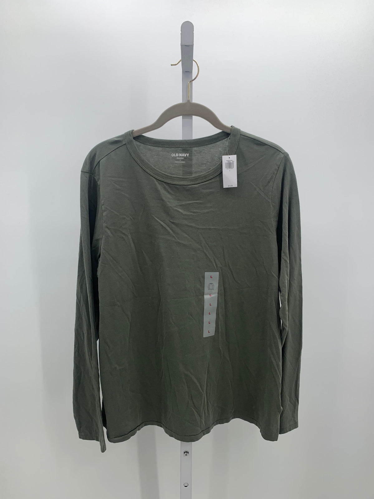 Old Navy Size Large Misses Long Sleeve Shirt