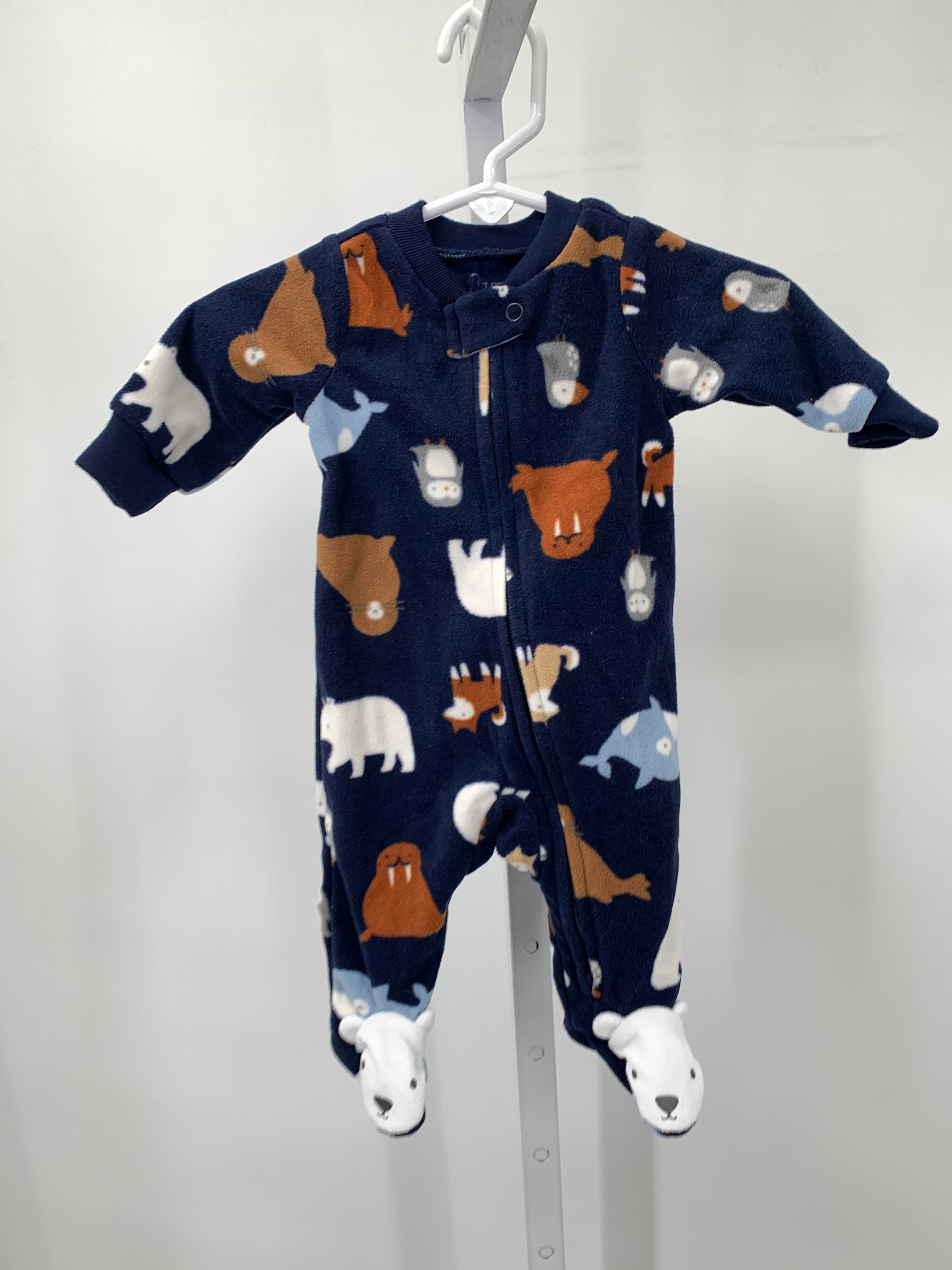 ANIMALS FLEECE ZIP