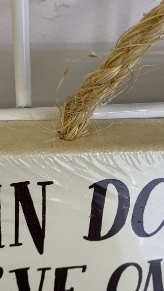 IN DOG BEERS BLOCK HANGING.