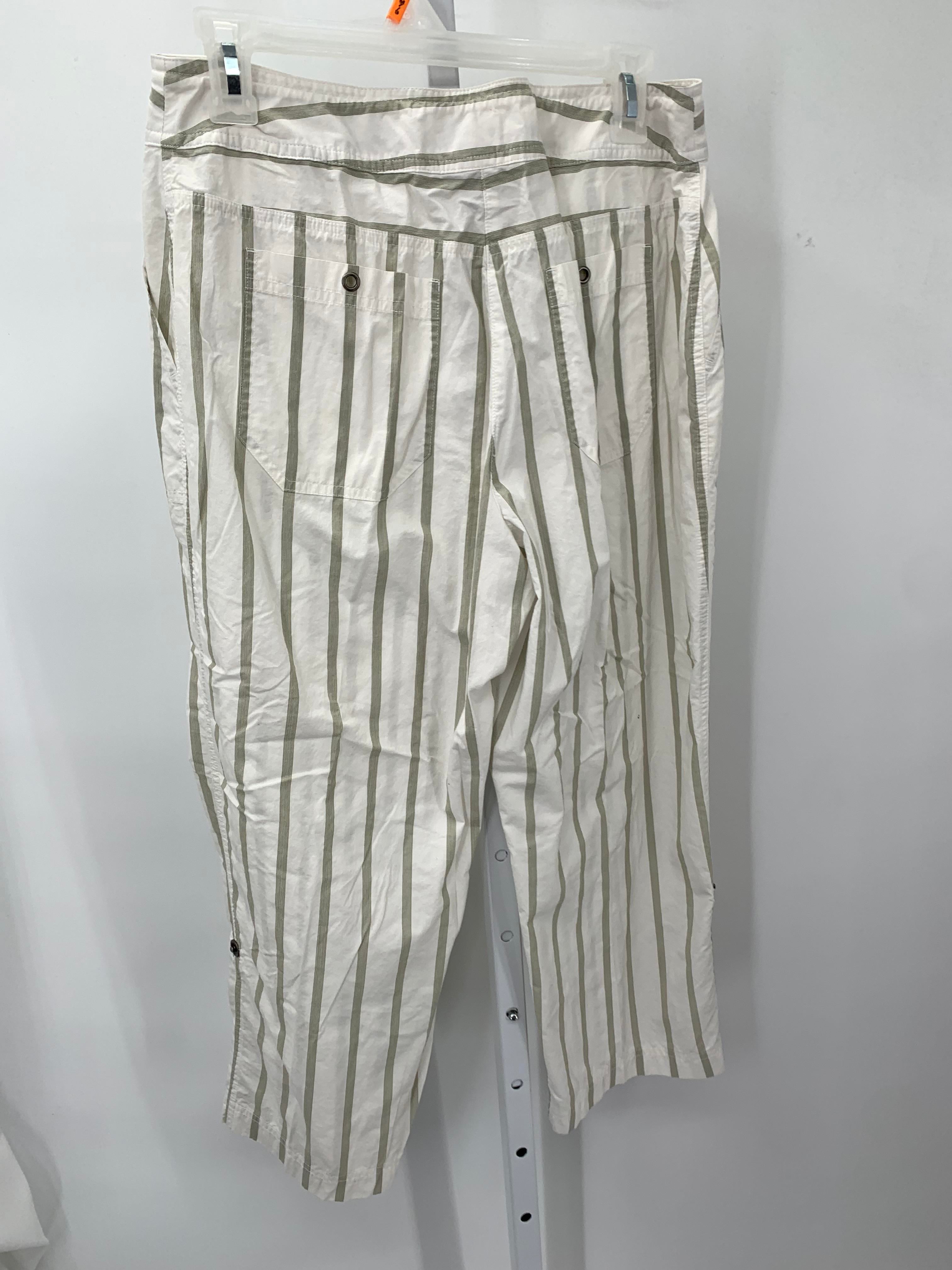 Chico's Size Small Misses Cropped Pants