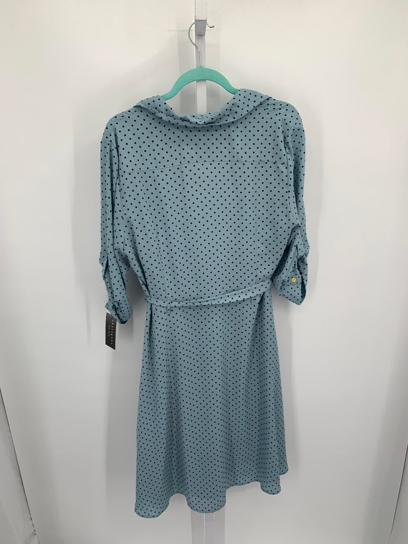 Sharagano Size 14 Misses 3/4 Sleeve Dress