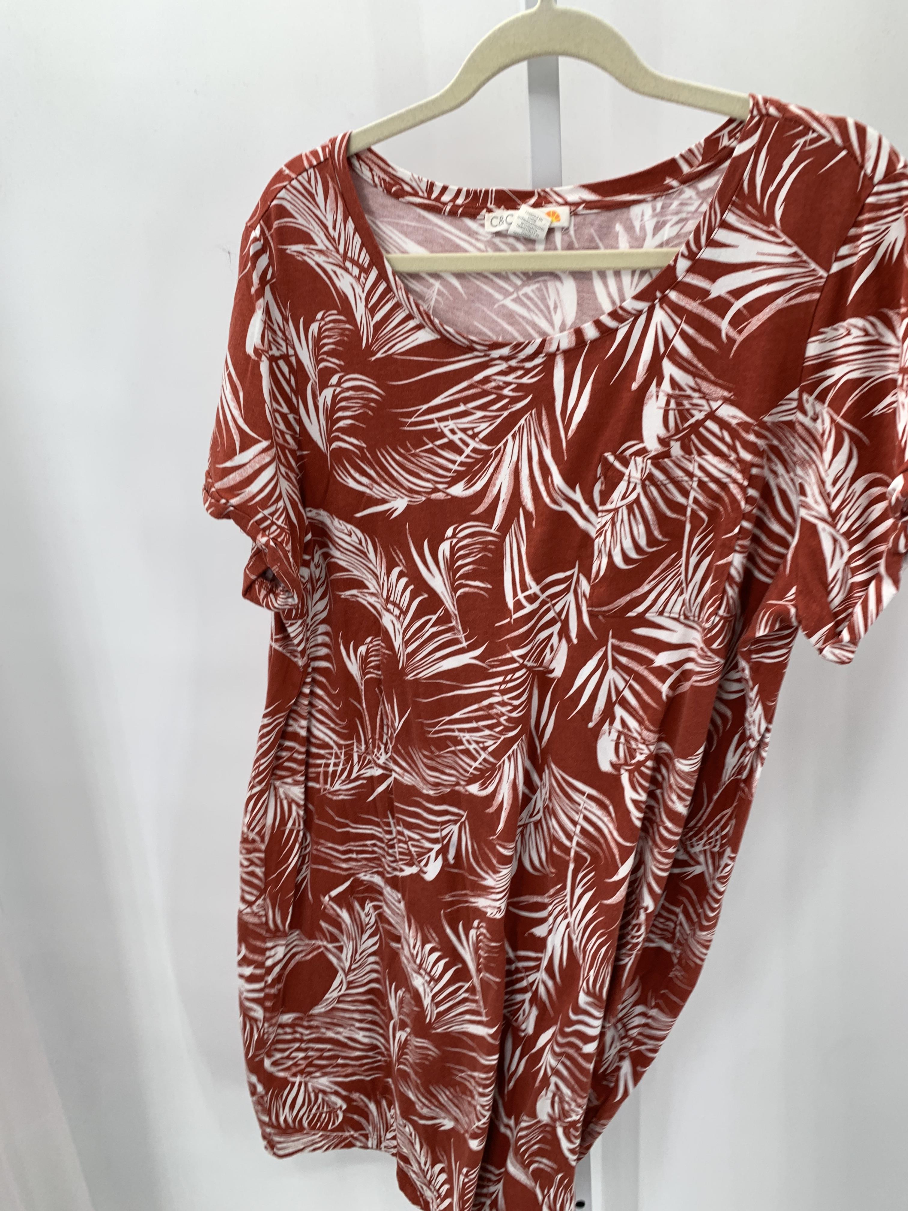 Size 2X Womens Short Sleeve Dress