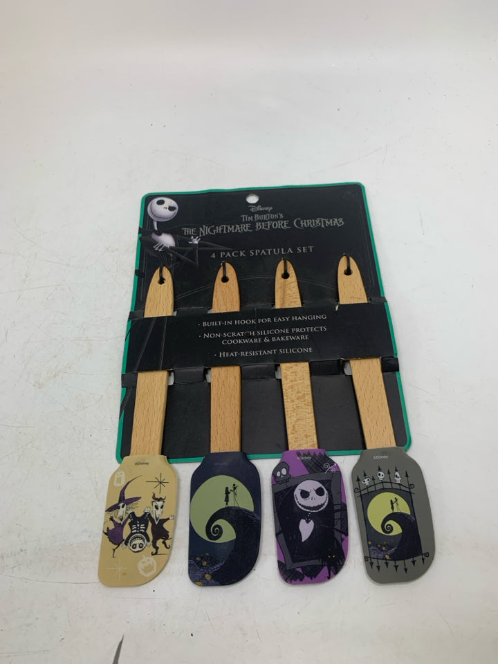 NIP 4 NIGHTMARE BEFORE CHRISTMAS SPATULA SET.
