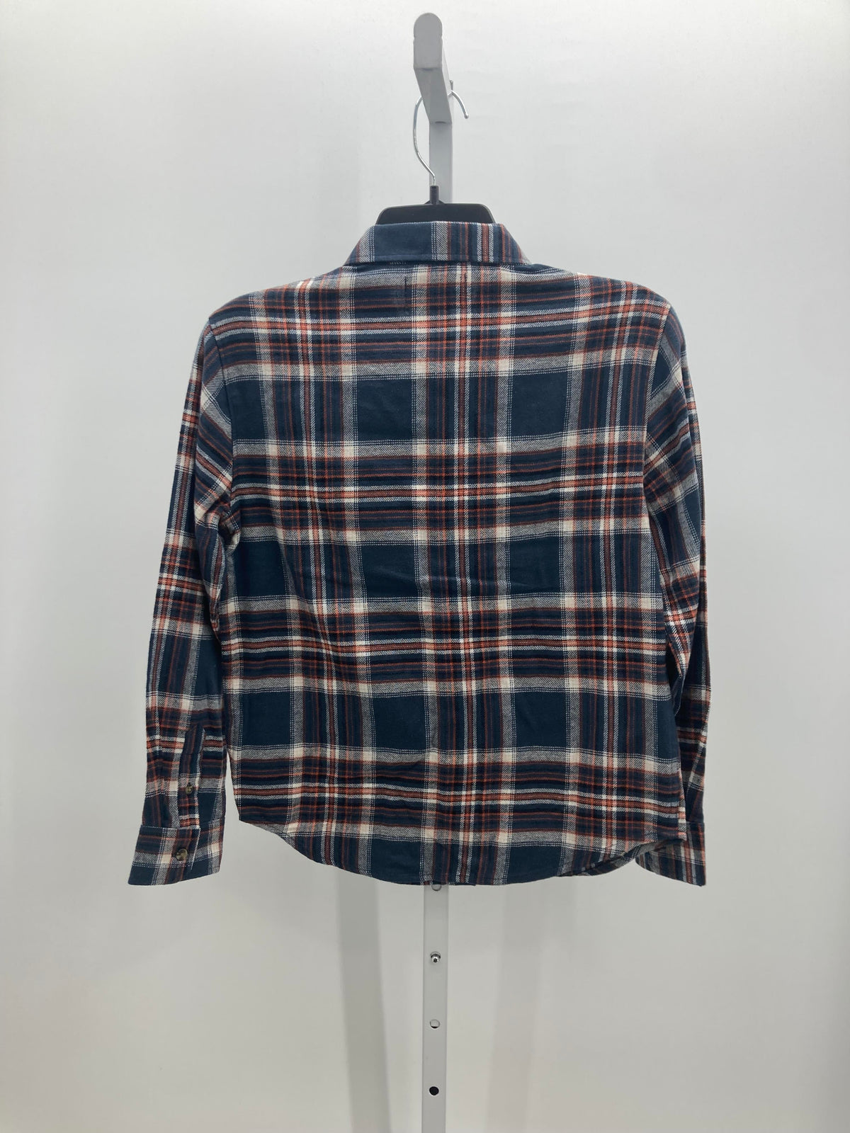 PLAID BTN DOWN