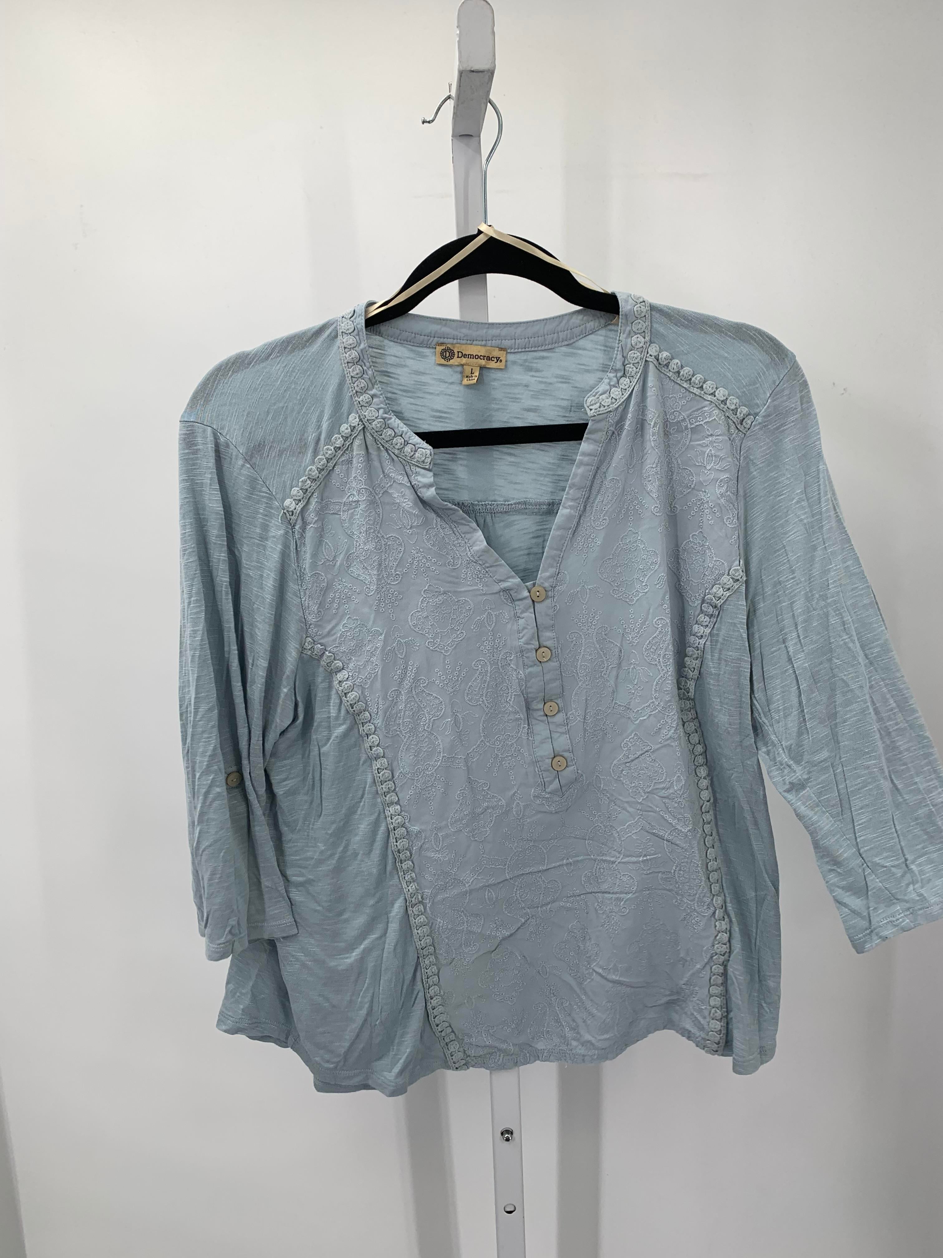 Demonin Size Large Misses 3/4 Sleeve Shirt
