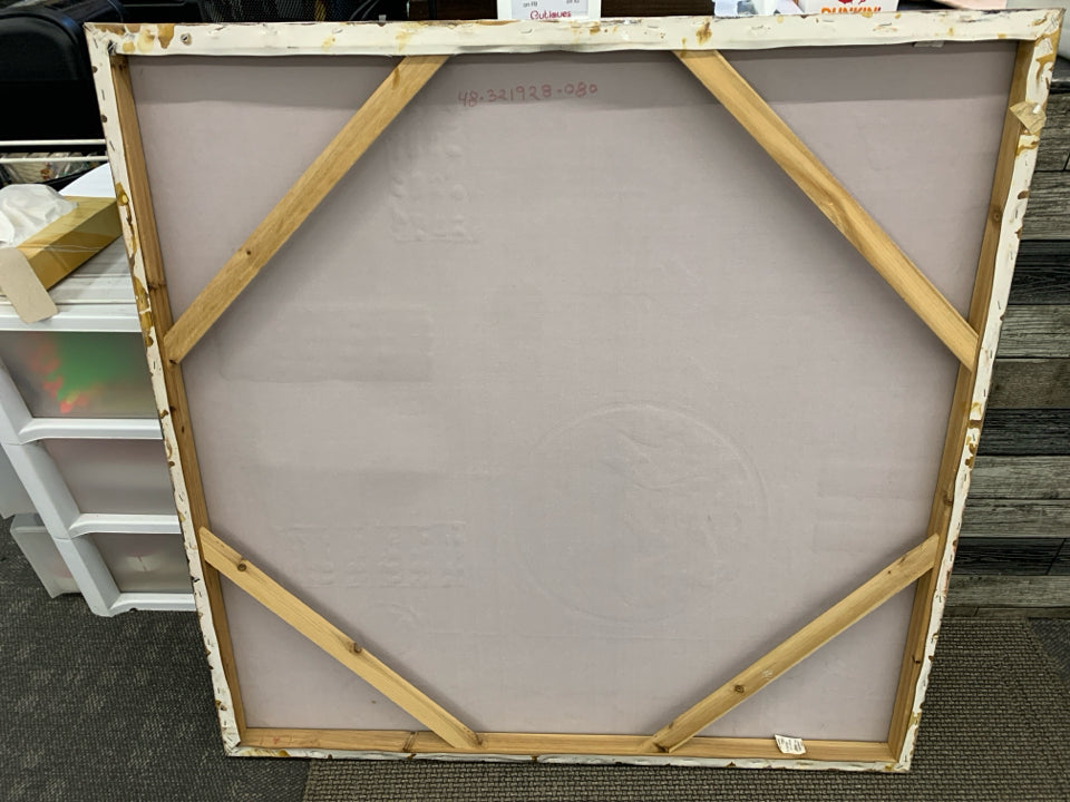 BRONZE ABSTRACT CANVAS.