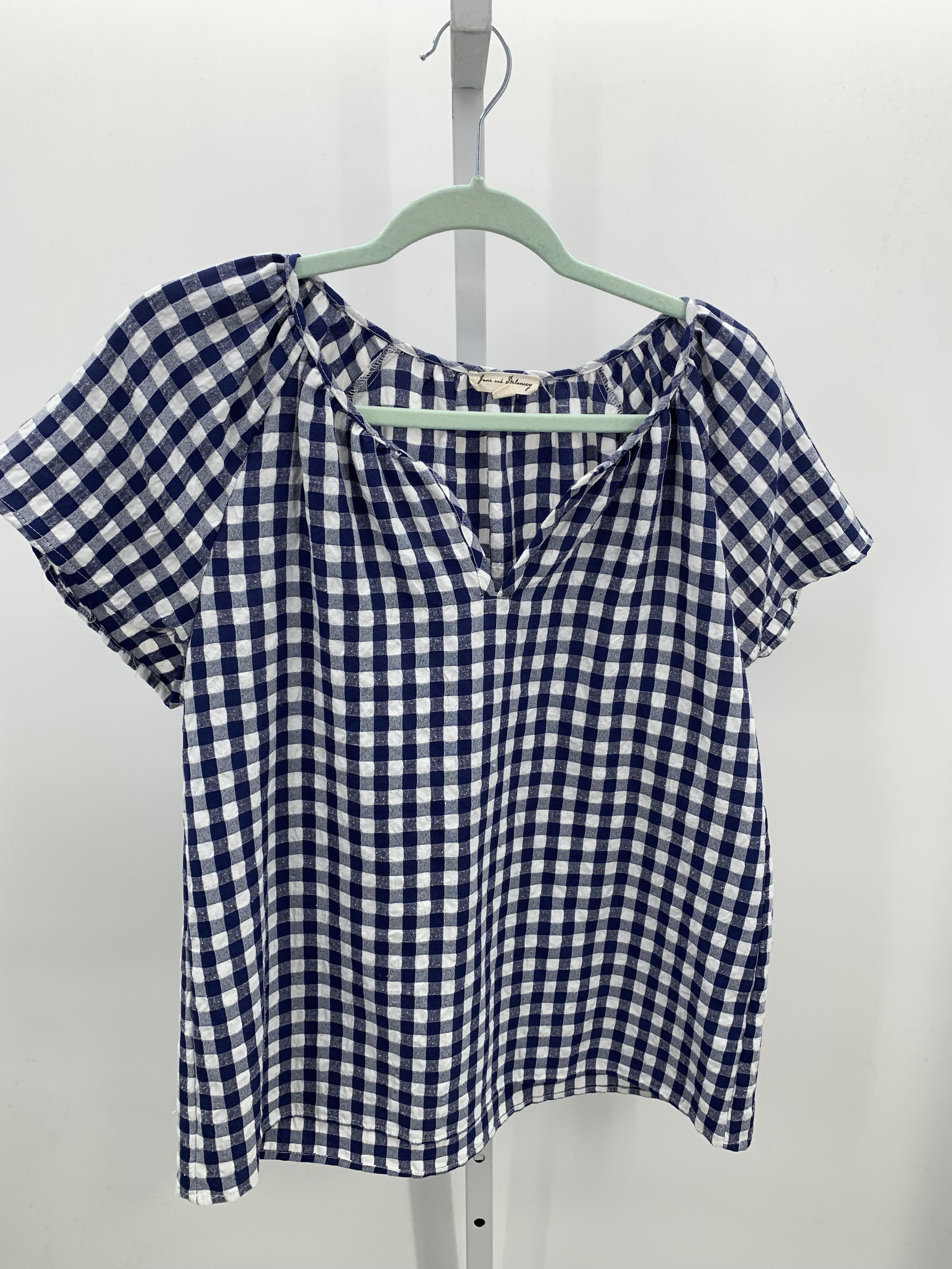 Jane + Delancey Size Medium Misses Short Sleeve Shirt