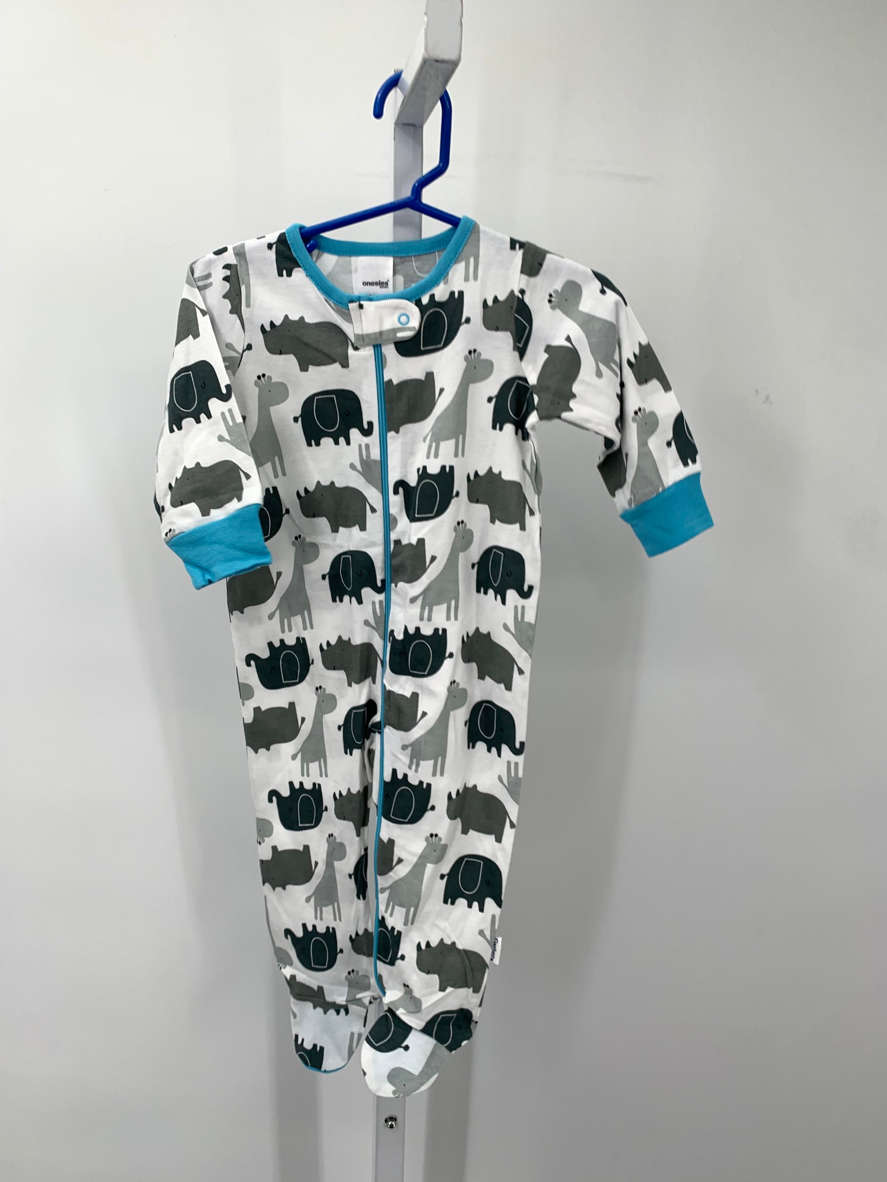 GREY ANIMALS ZIP KNIT
