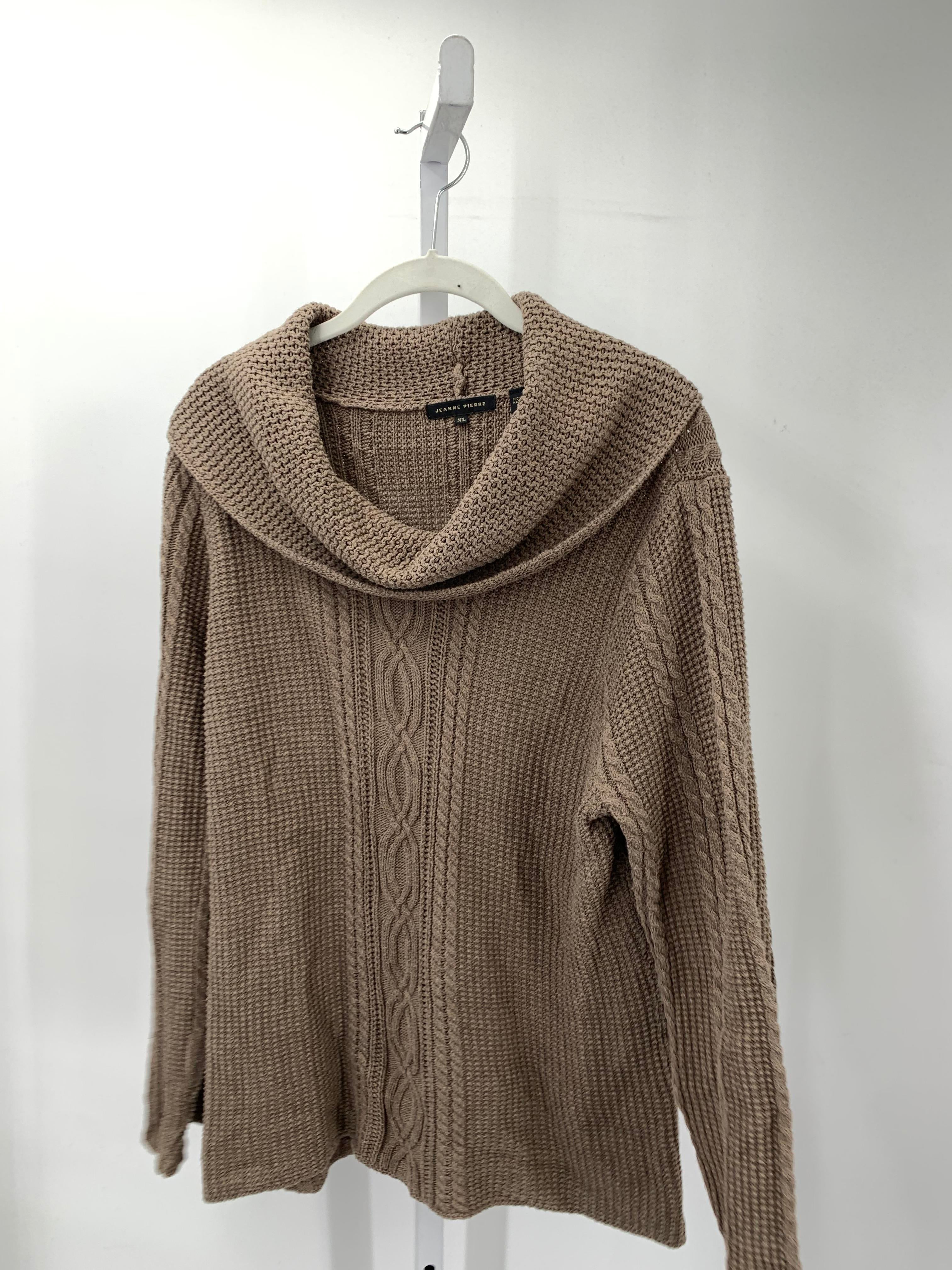 Jeanne Pierre Size Extra Large Misses Long Slv Sweater