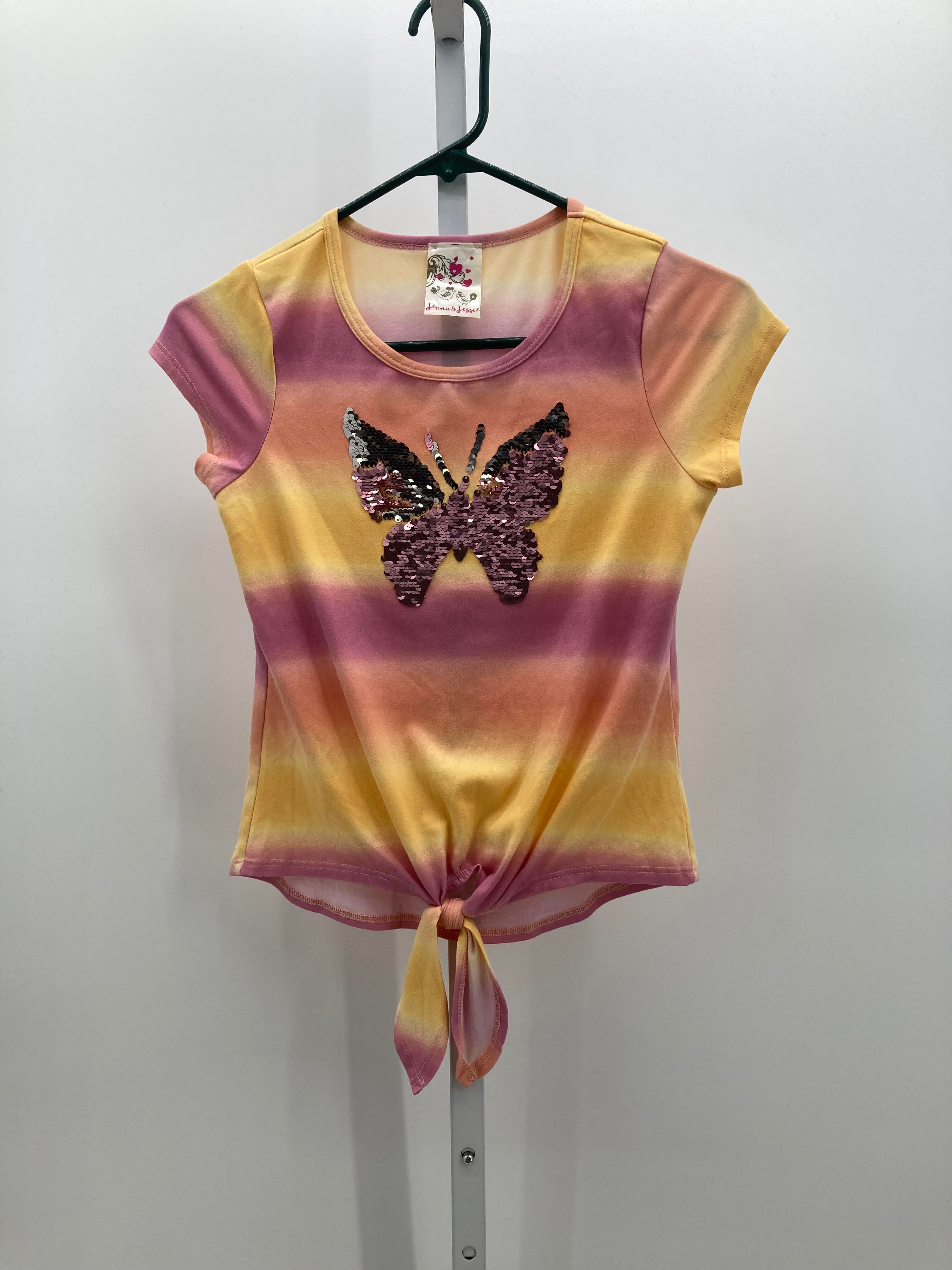 Jenna Jessie Size 12 Girls Short Sleeve Shirt