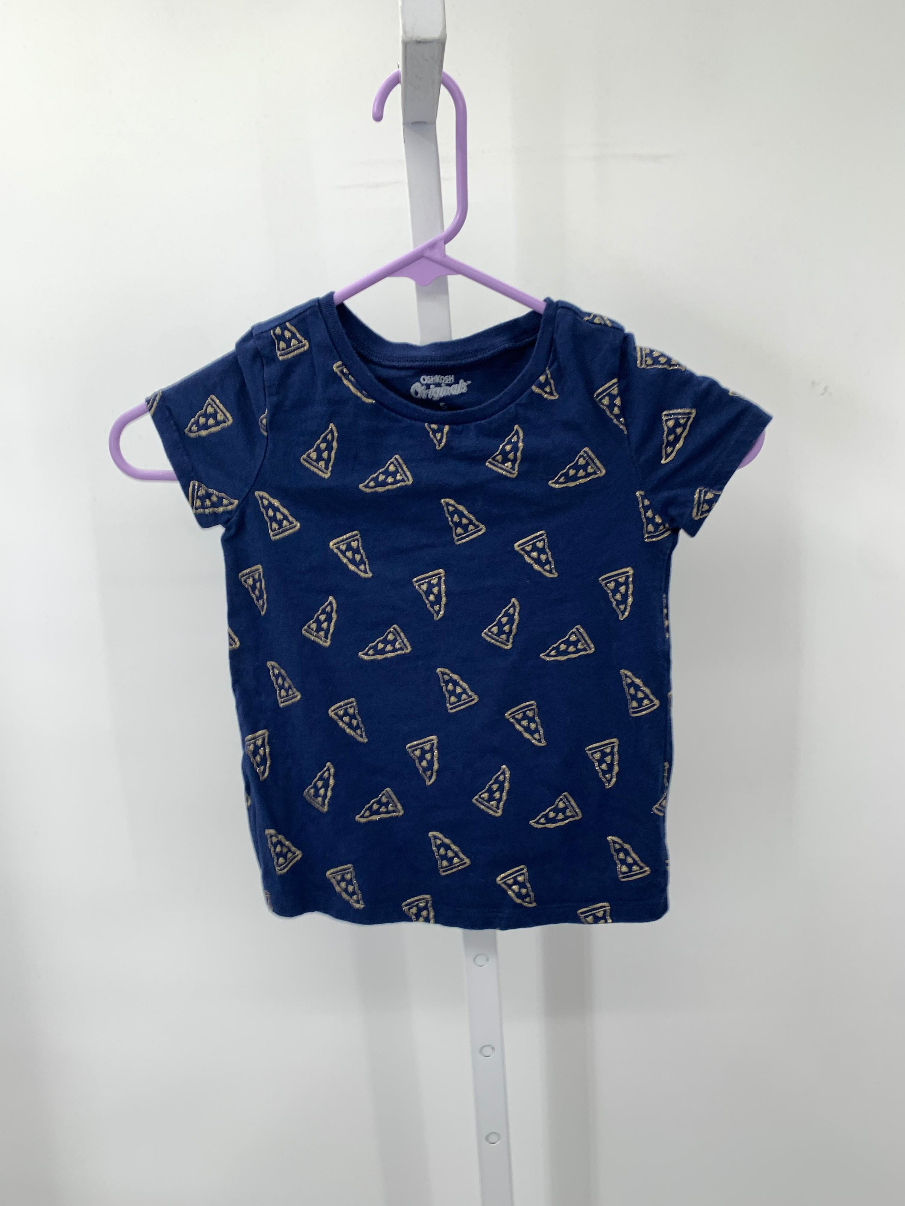 Osh Kosh Size 5 Girls Short Sleeve Shirt
