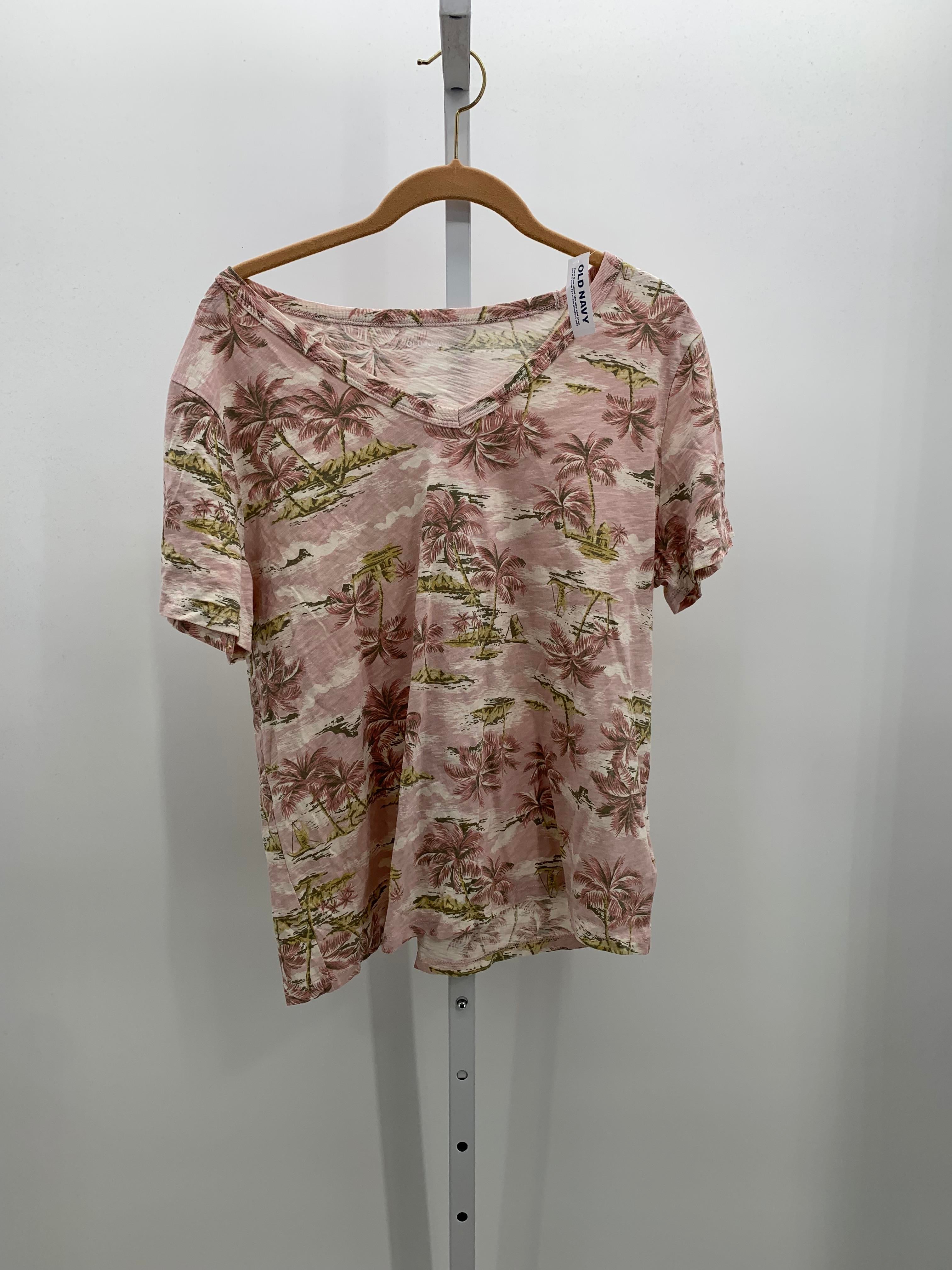 Old Navy Size Large Misses Short Sleeve Shirt