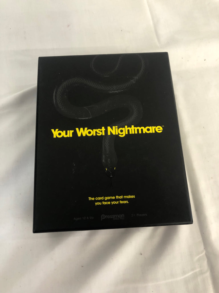 NIB YOUR WORST NIGHTMARE GAME.