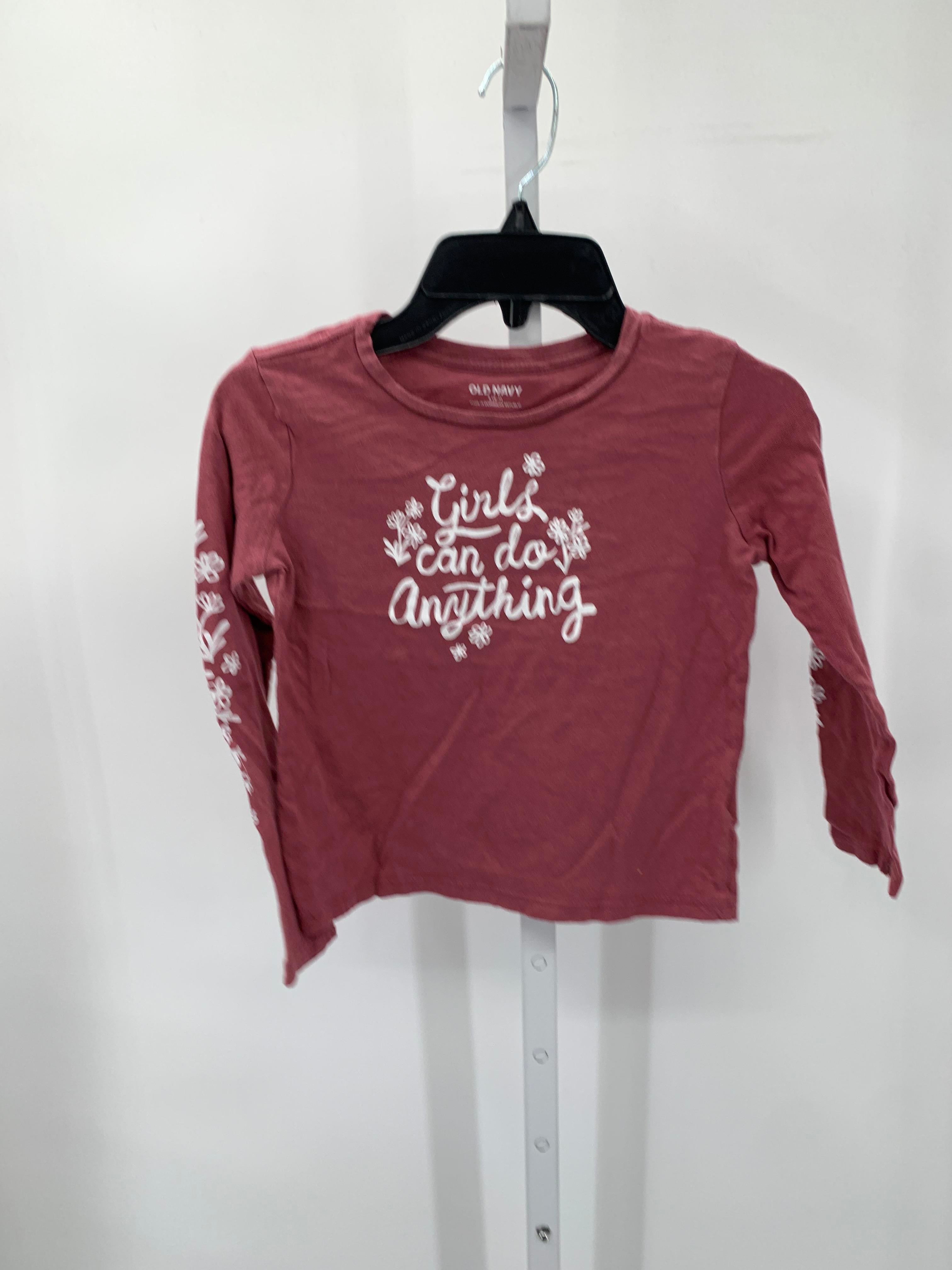 Old Navy Size 6-7 Girls Long Sleeve Shirt