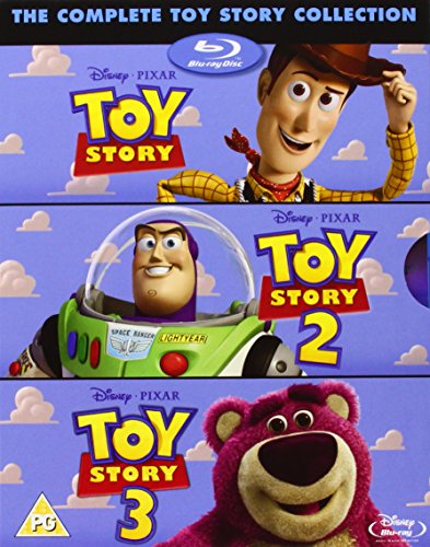 Disney Pixar's Toy Story 1 2 3 Trilogy Collection [blu-Ray Movie Box Set] -