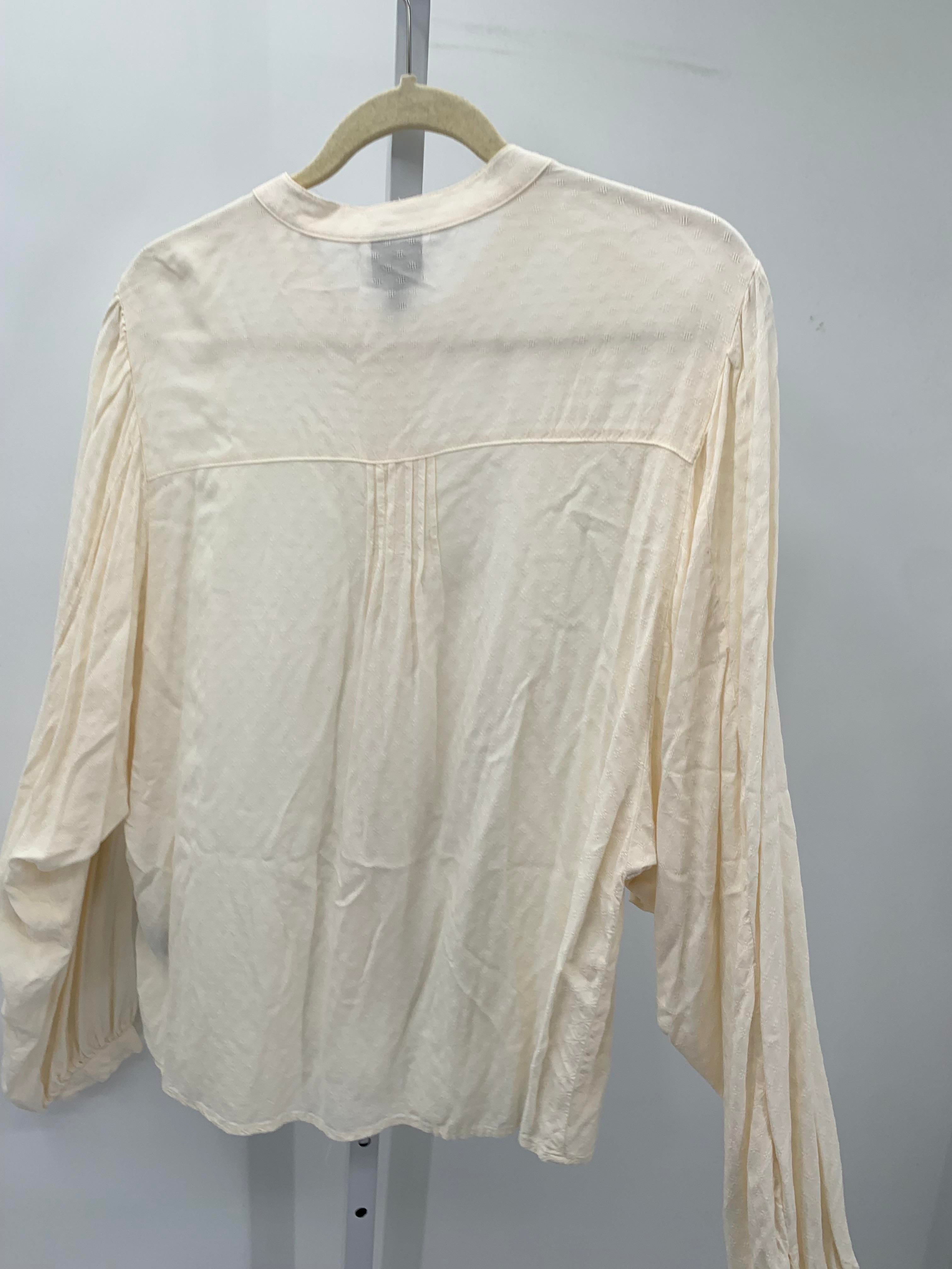 Worthington Size Large Misses Long Sleeve Shirt
