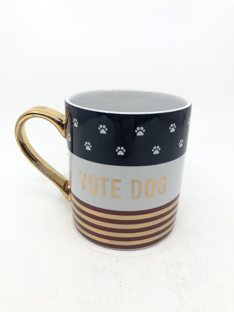 VOTE DOG MUG.