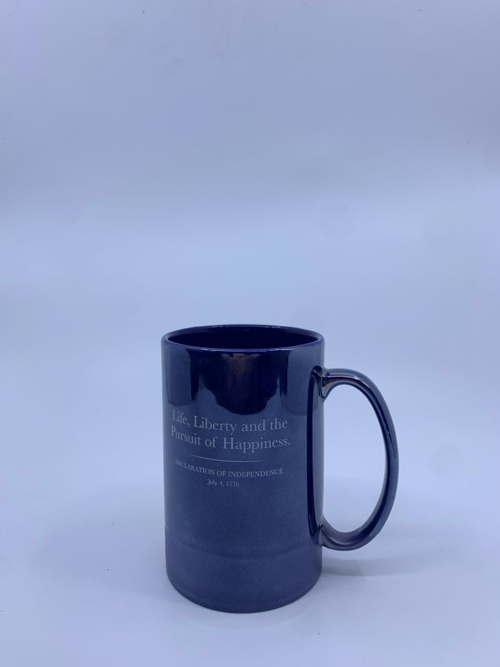 LIFE, LIBERTY- DECLARATION MUG.