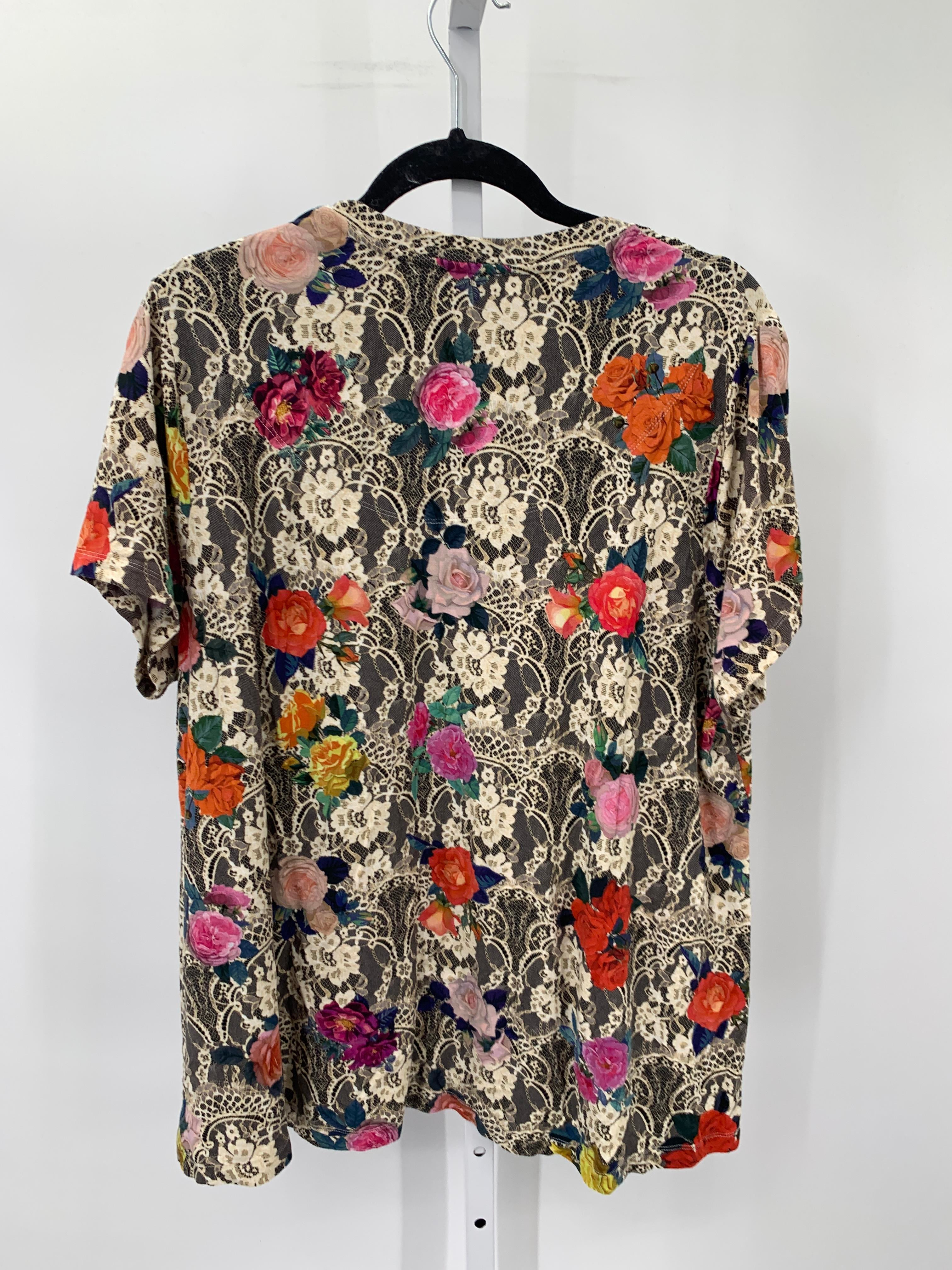 Size 1X Womens Short Sleeve Shirt