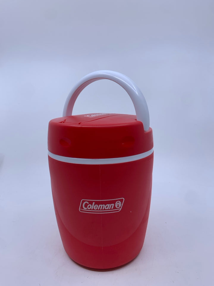 NEW RED COLEMAN WATER BOTTLE.