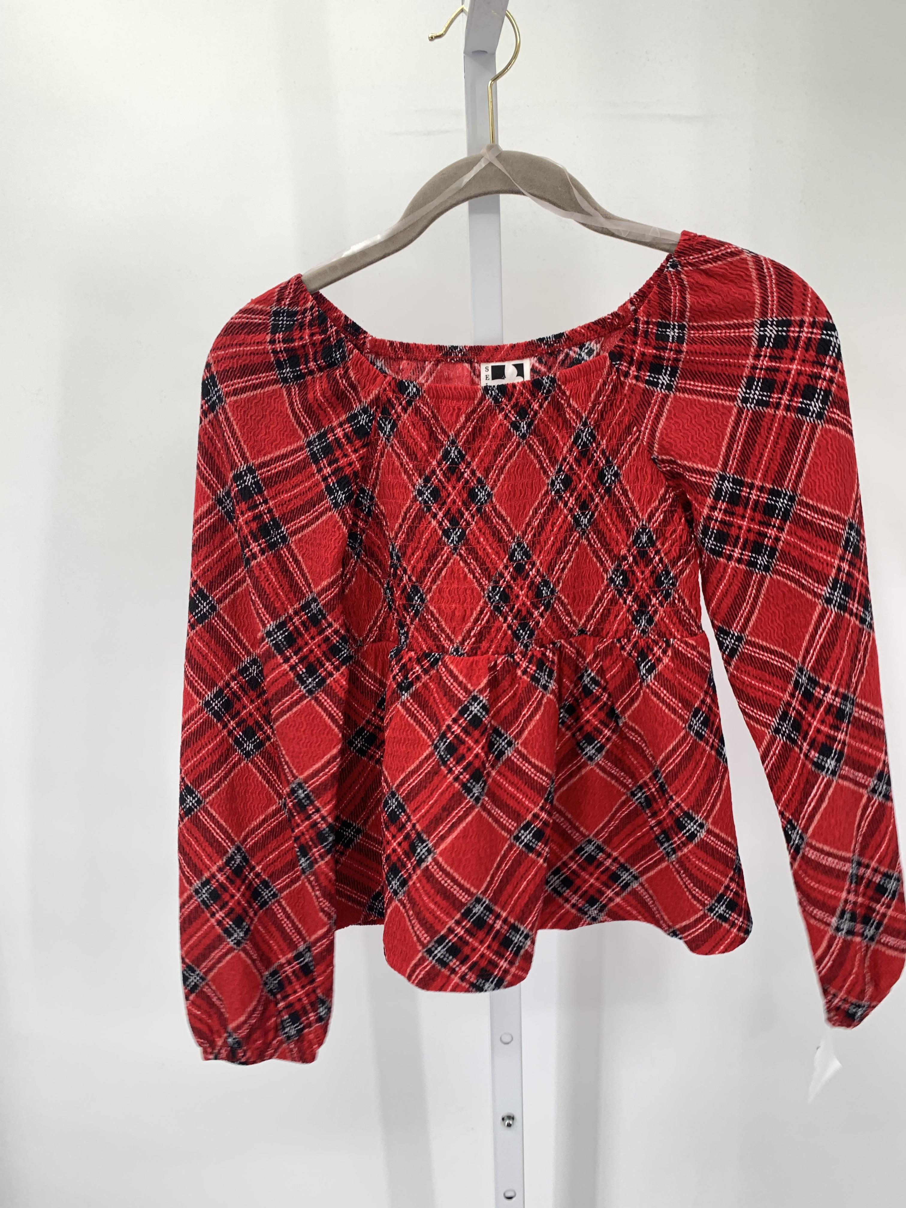 Self Esteem Size 8-10 Girls Long Sleeve Shirt