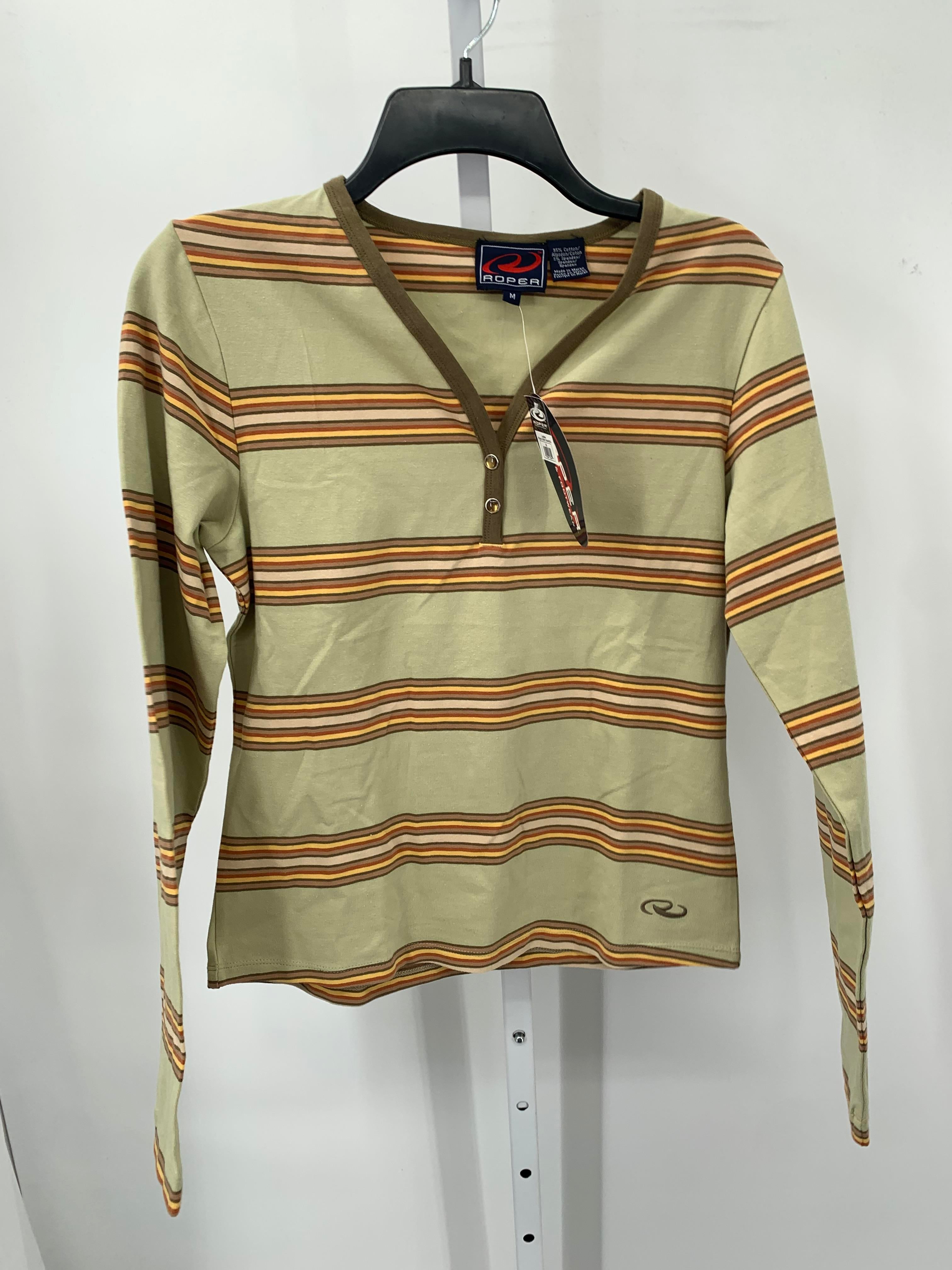 Roper Size Medium Misses Long Sleeve Shirt