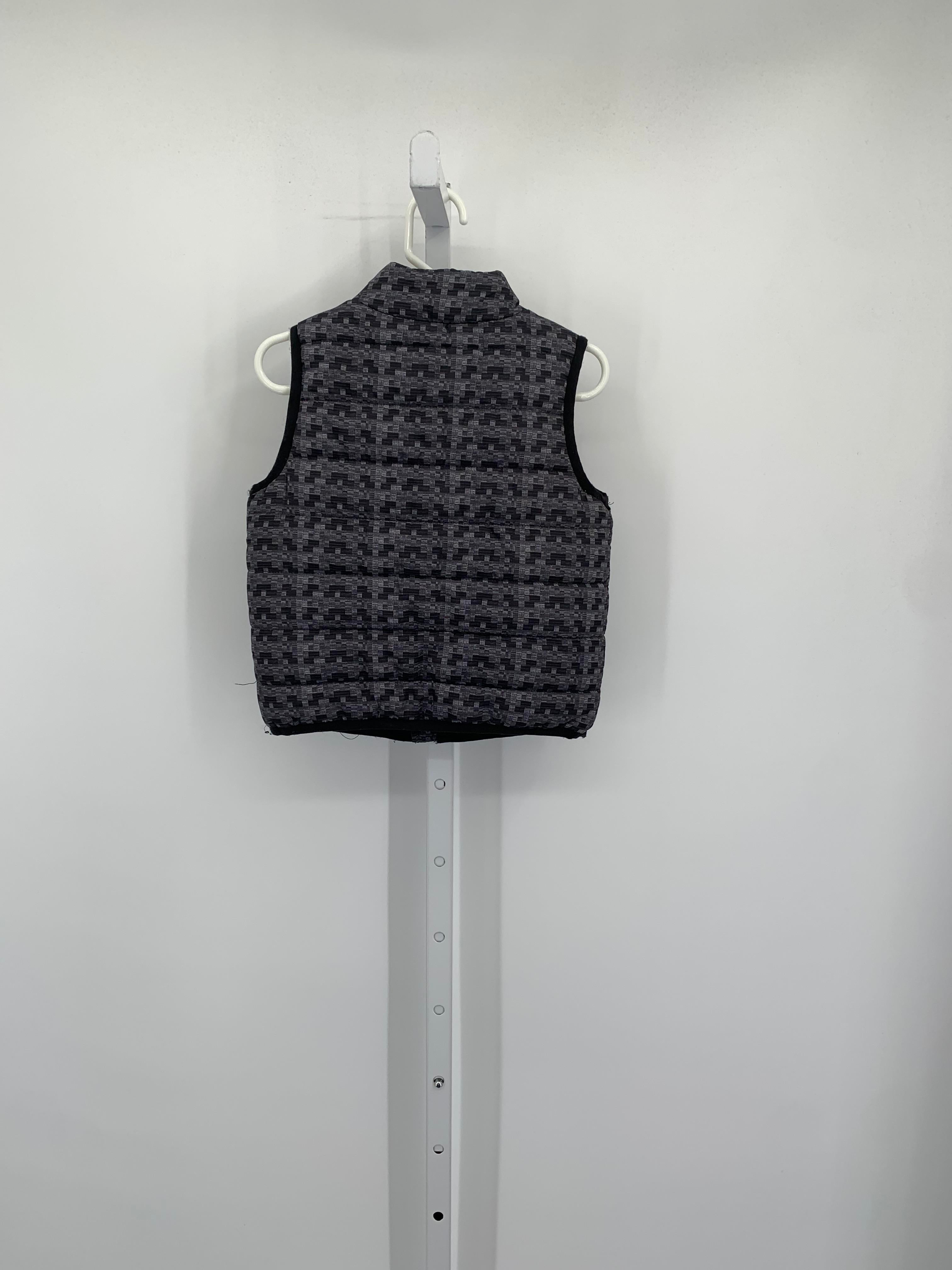 PATTERN ZIP PUFF VEST