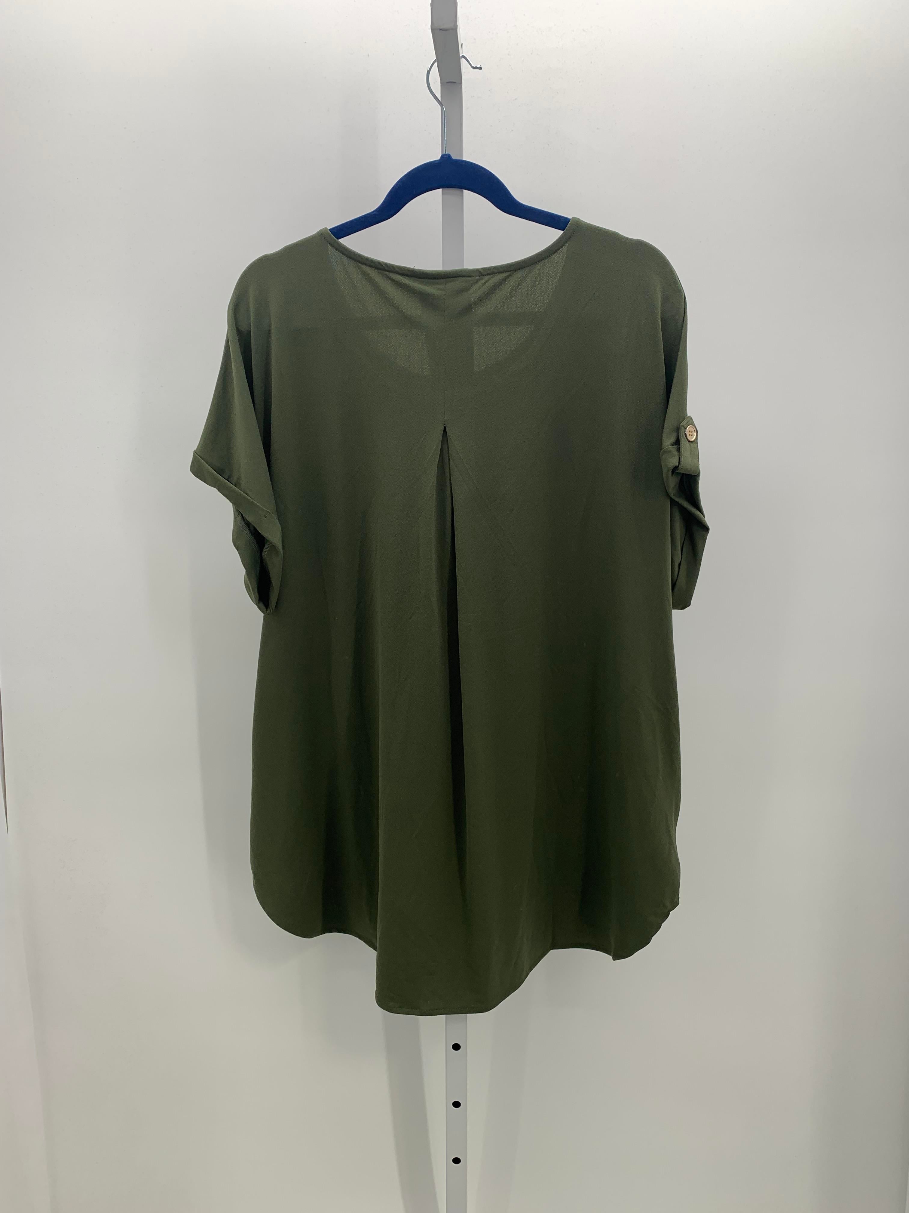 Size 2X Womens Short Sleeve Shirt