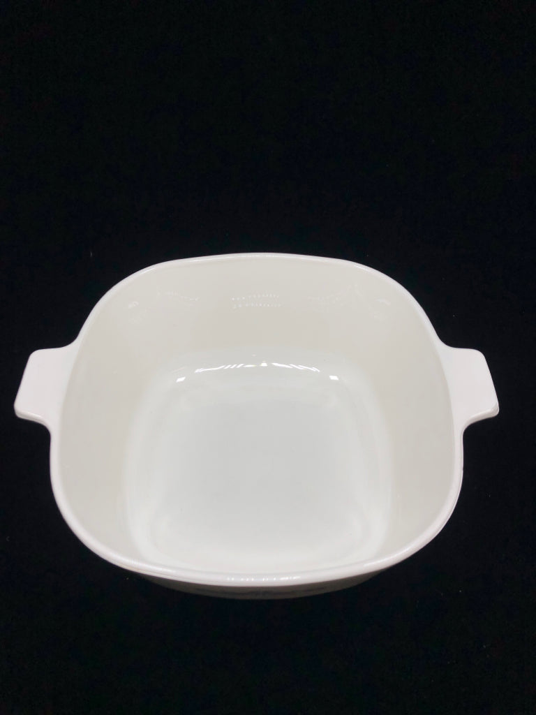 VTG BLUE CORNFLOWER CASSEROLE DISH.