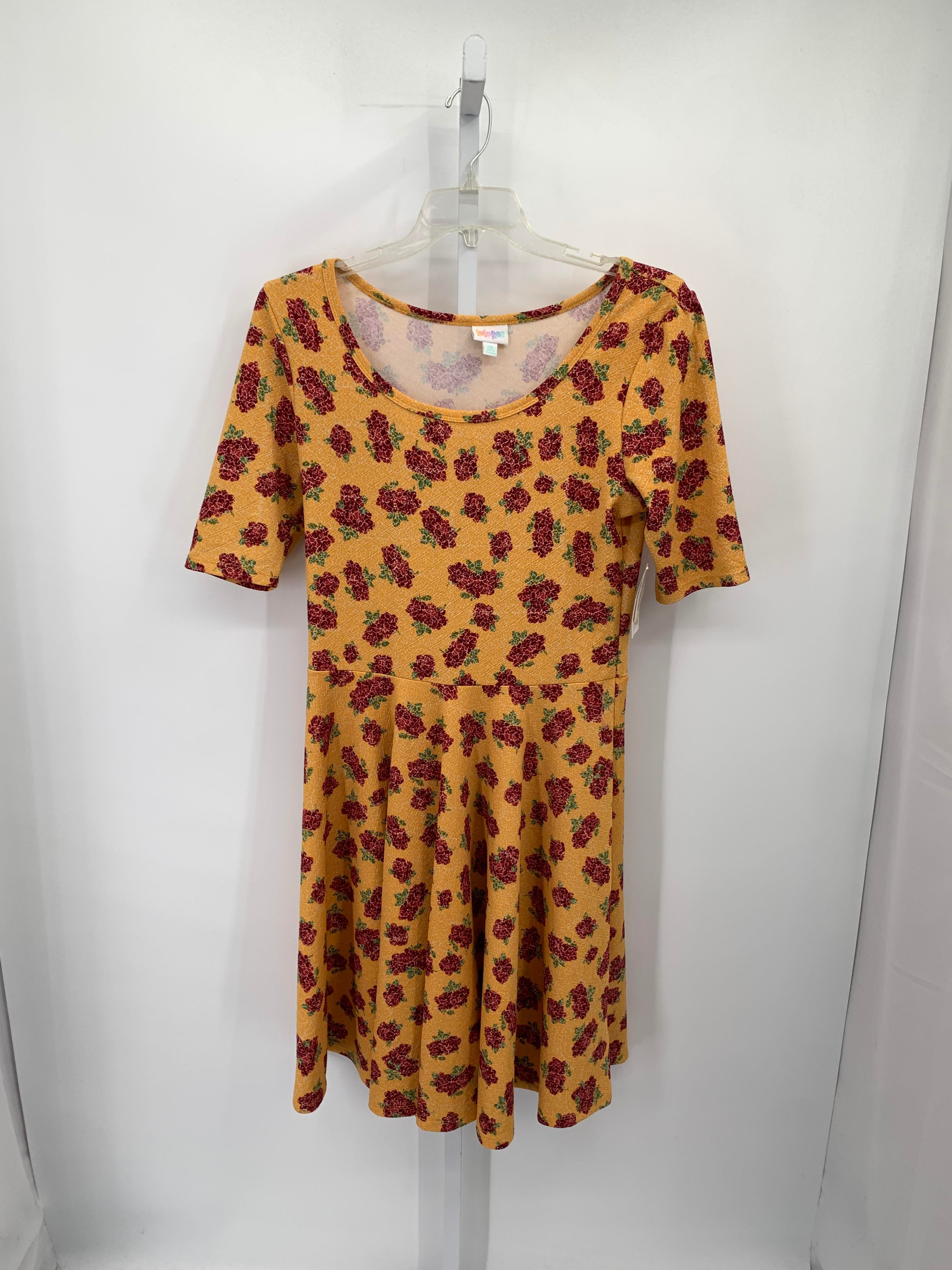 Lularoe Size 2X Womens Short Sleeve Dress