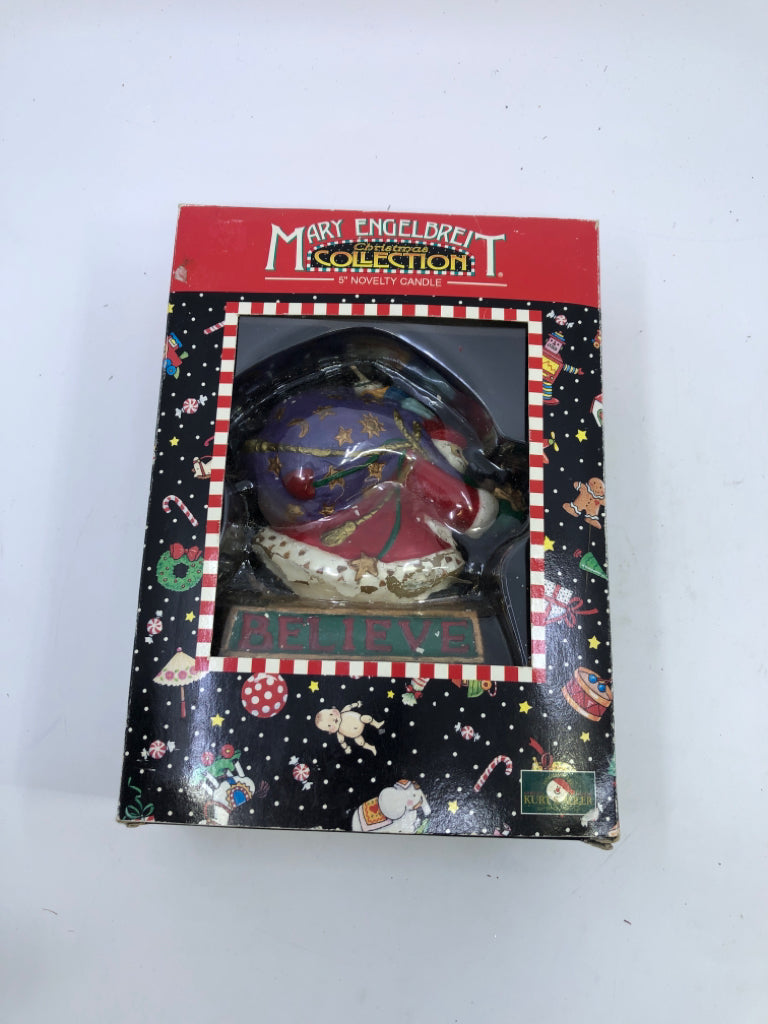 NIB SANTA CANDLE.