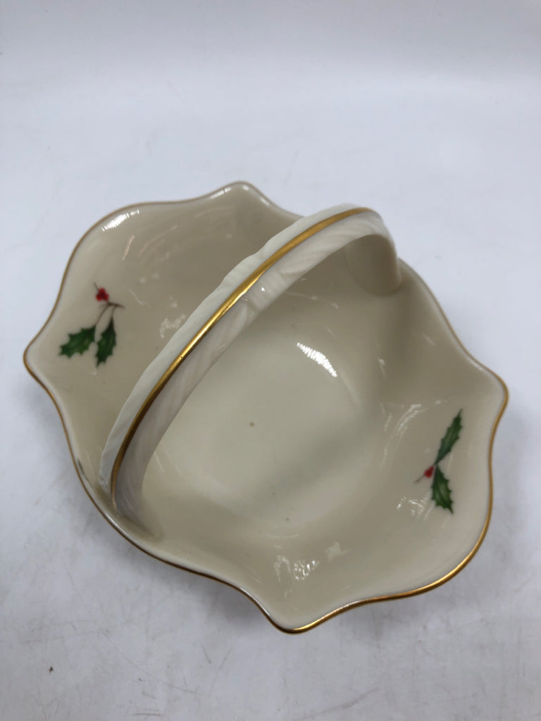 HOLLY BASKET - LENOX.