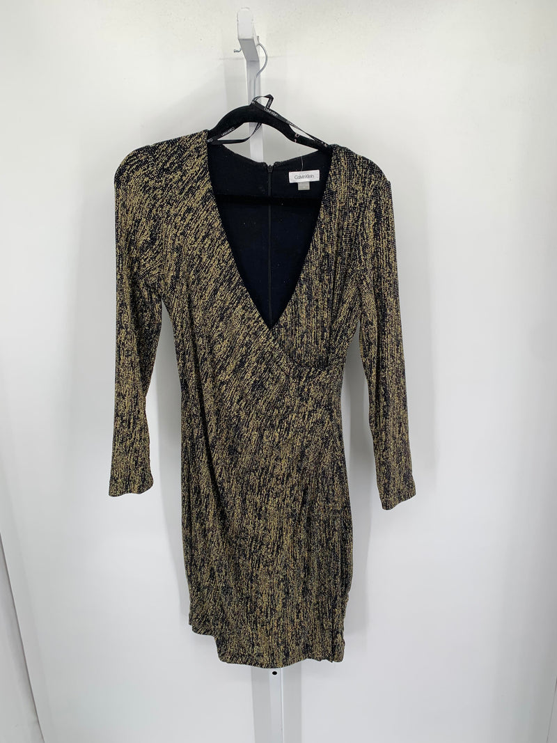 Calvin Klein Size 10 Misses Long Sleeve Dress