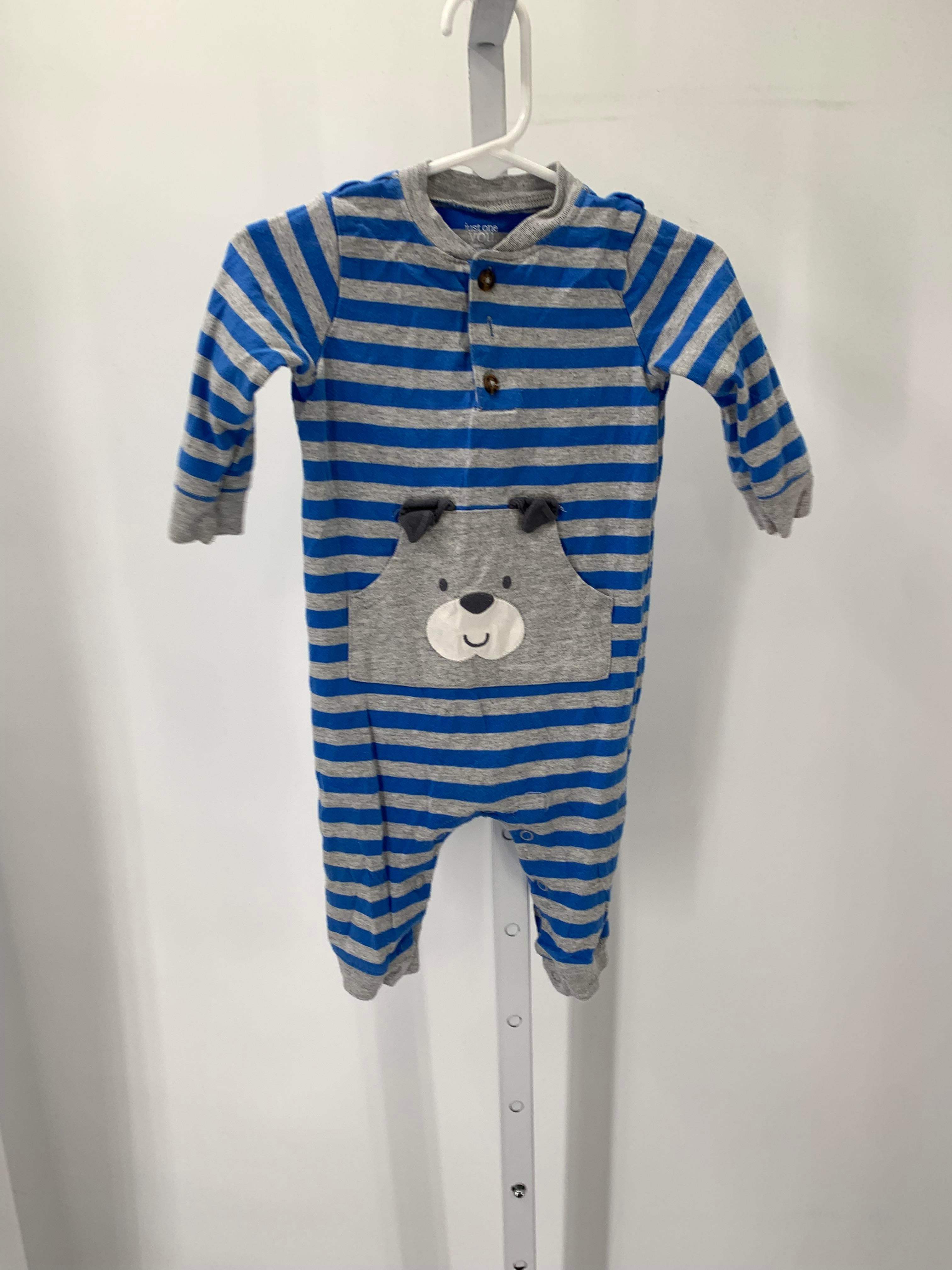 BLUE STRIPES GREY DOG