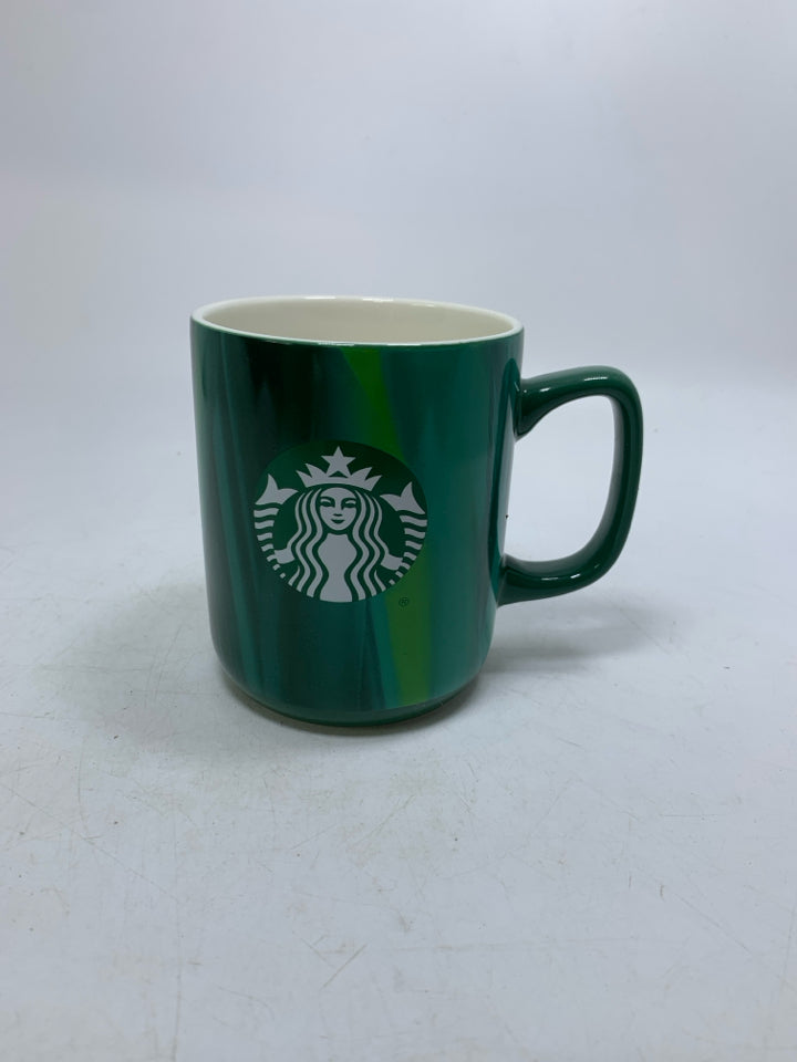 GREEN MARBLE 2022 STARBUCKS MUG.