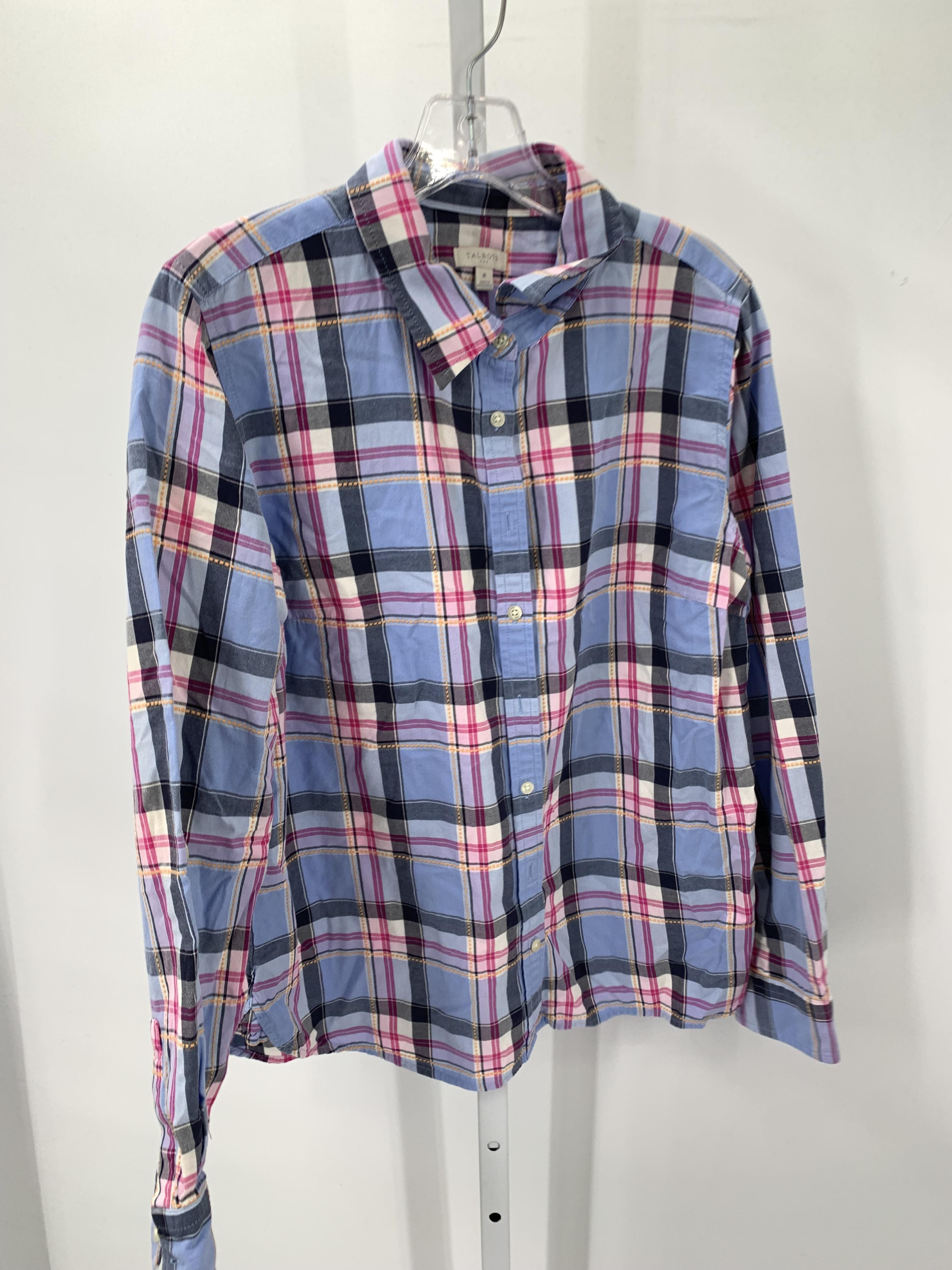 Talbots Size Medium Misses Long Sleeve Shirt