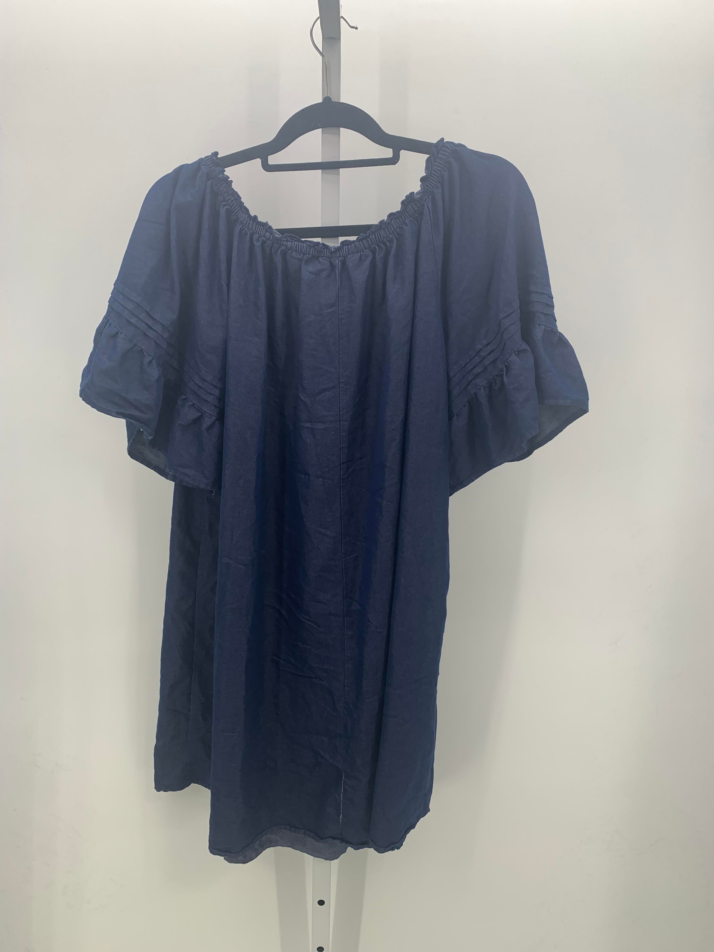 Size 3X Womens Short Sleeve Dress
