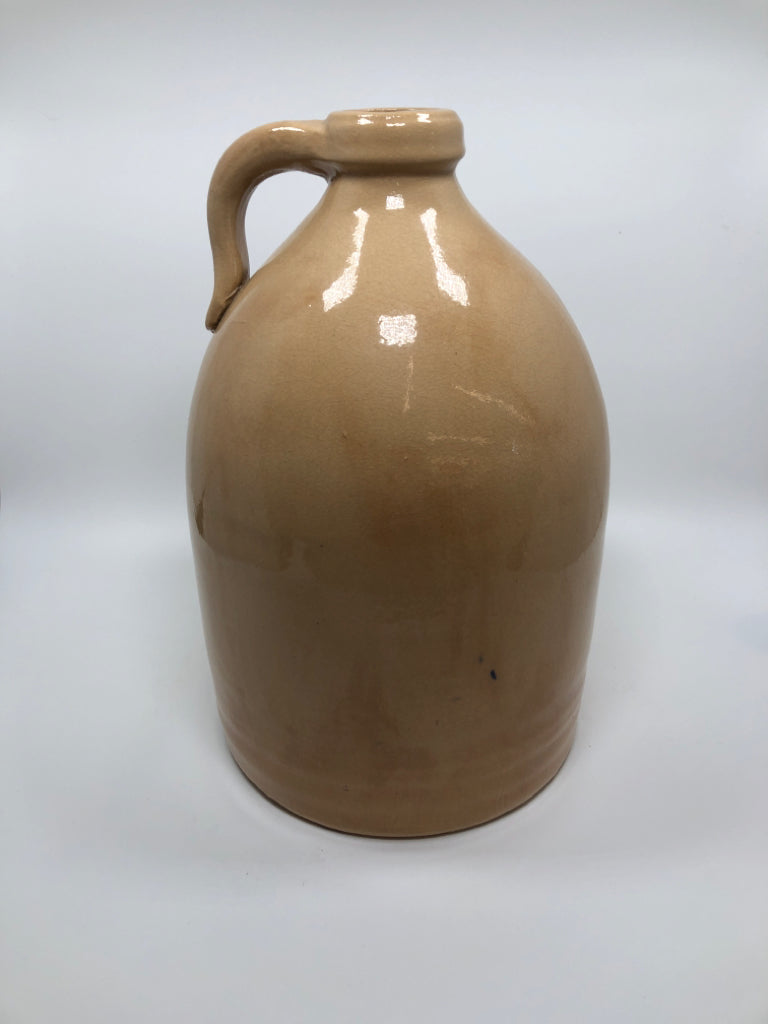 PRIMITIVE BLUE STAR CERAMIC JUG.