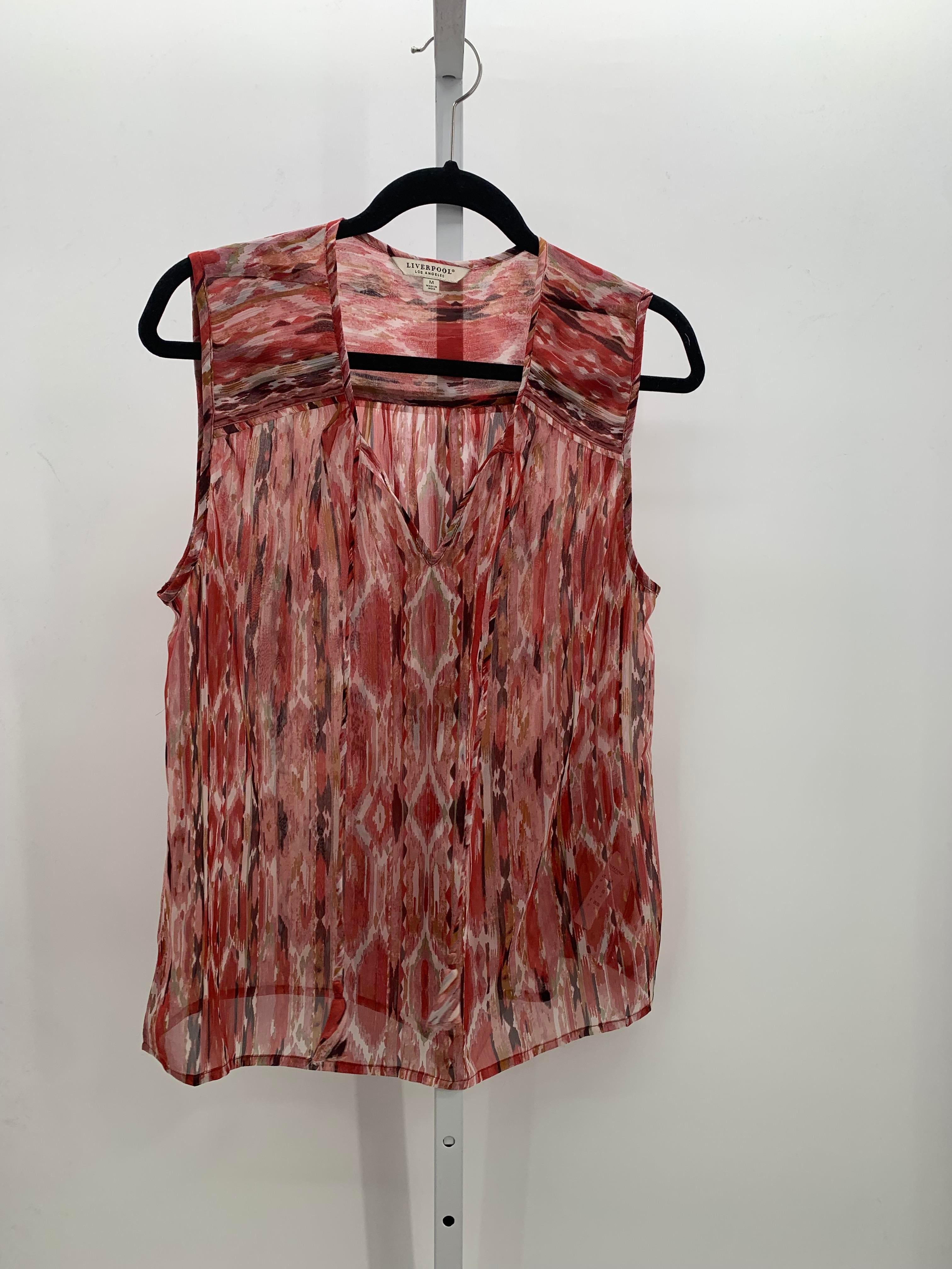 Liverpool Size Medium Misses Sleeveless Shirt