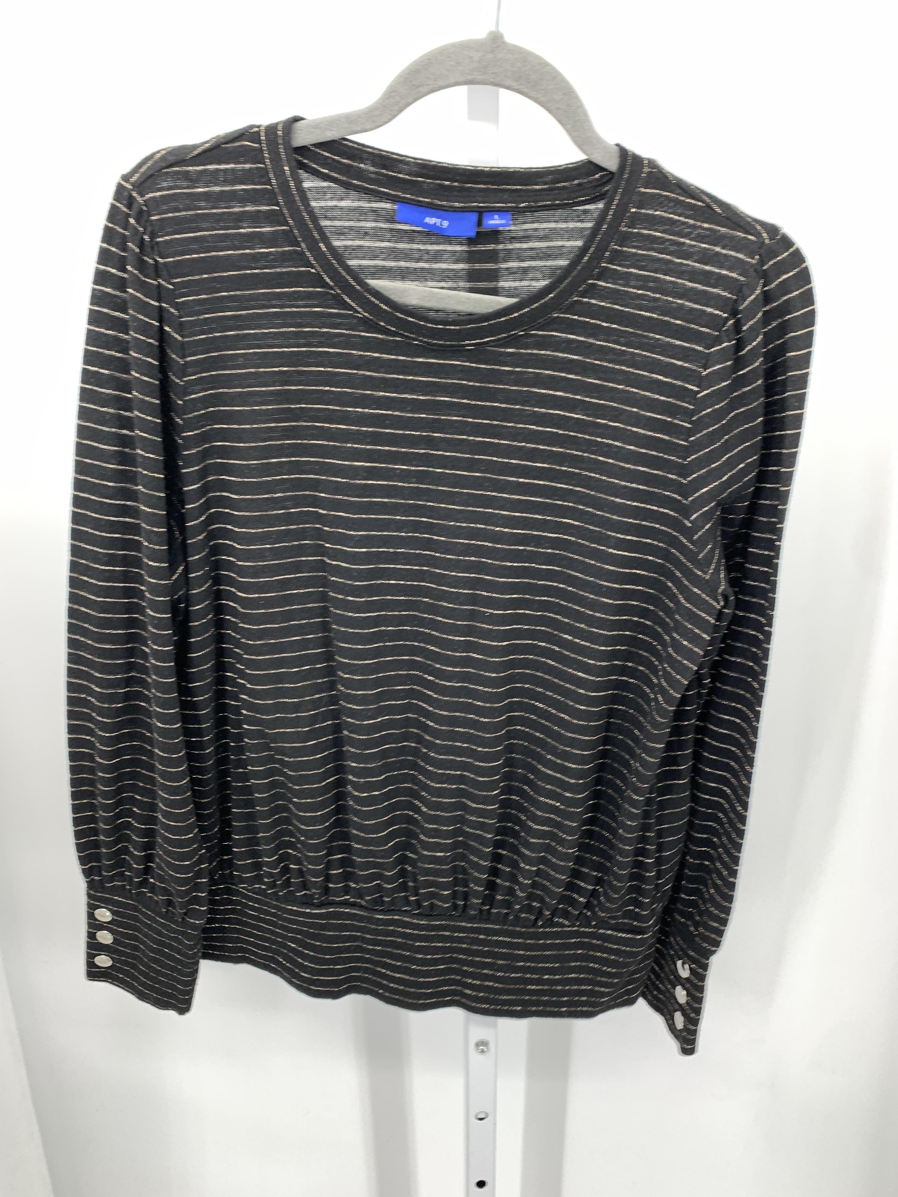 Apt. 9 Size Large Misses Long Sleeve Shirt