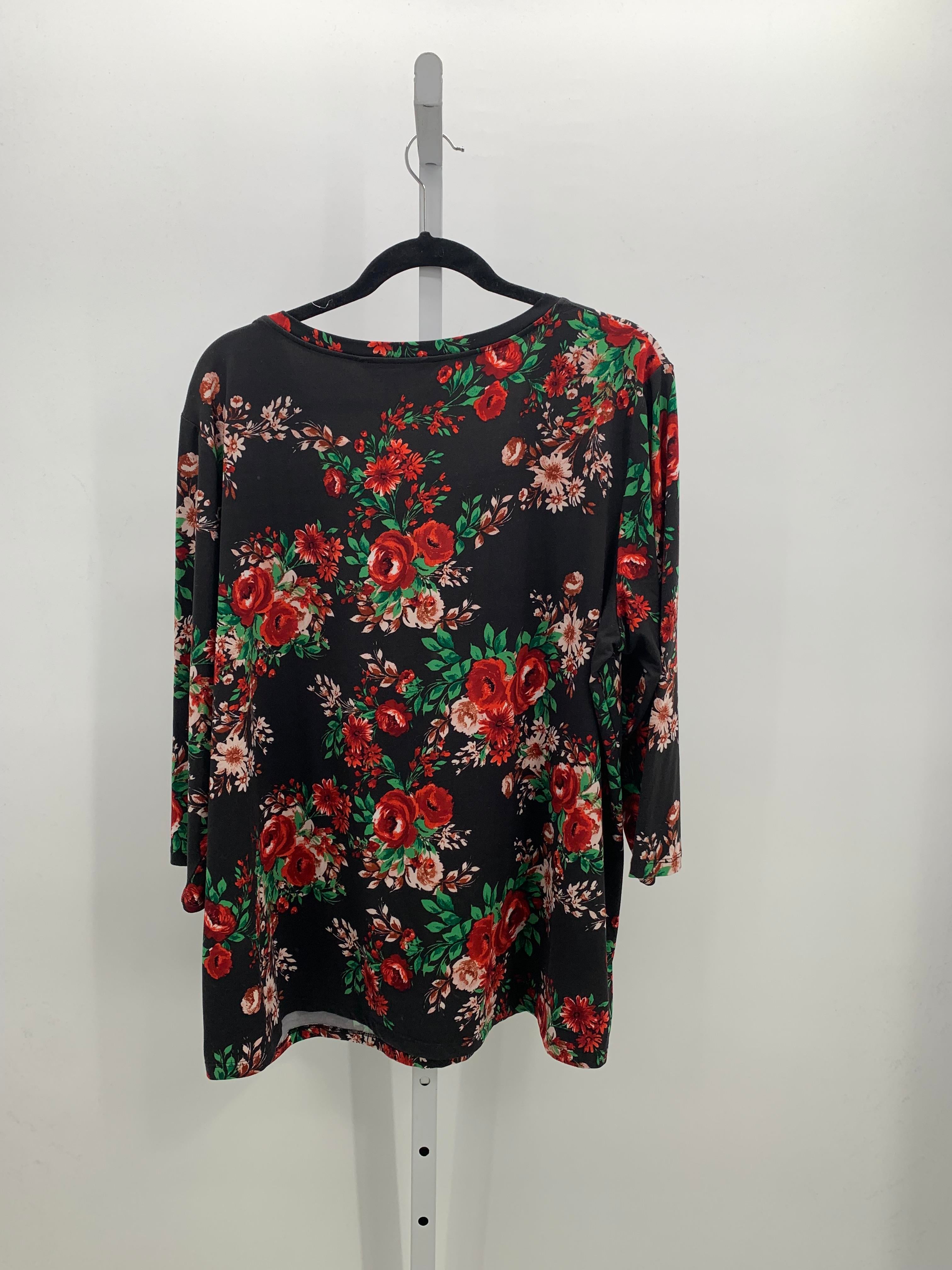 Size XXL Misses 3/4 Sleeve Shirt