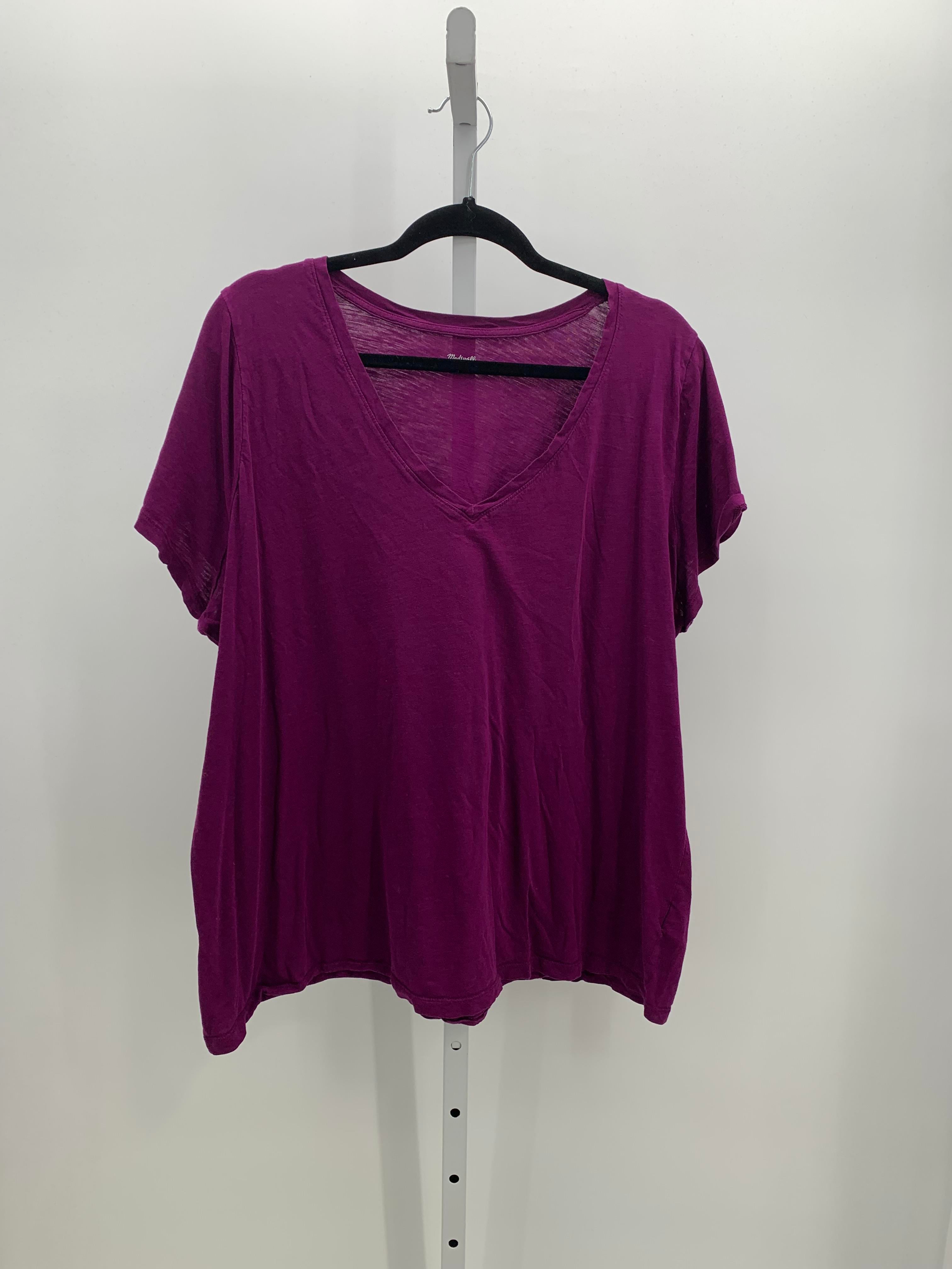 Madewell Size 2X Womens Short Sleeve Shirt