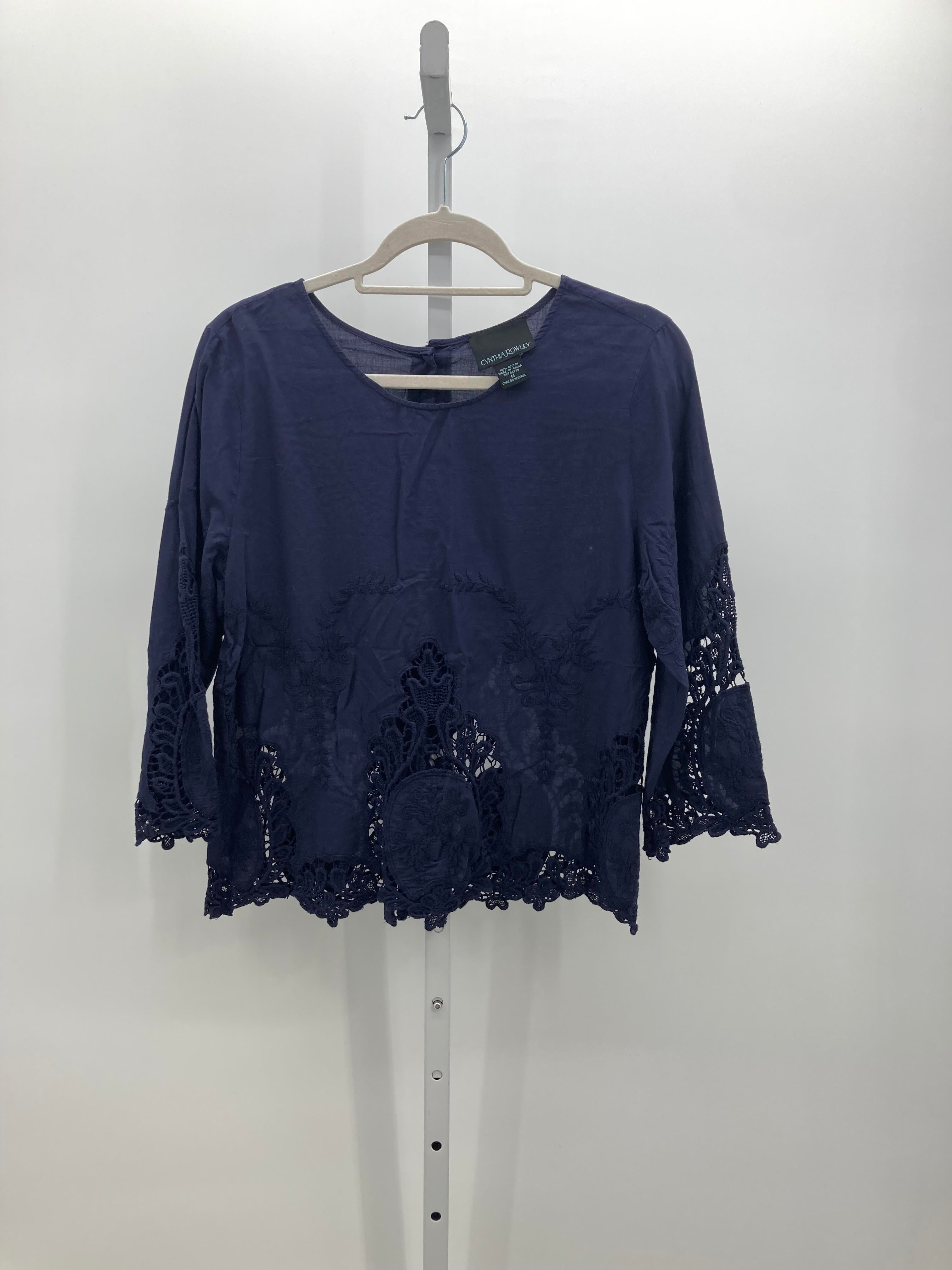 Cynthia Rowley Size Medium Misses 3/4 Sleeve Shirt