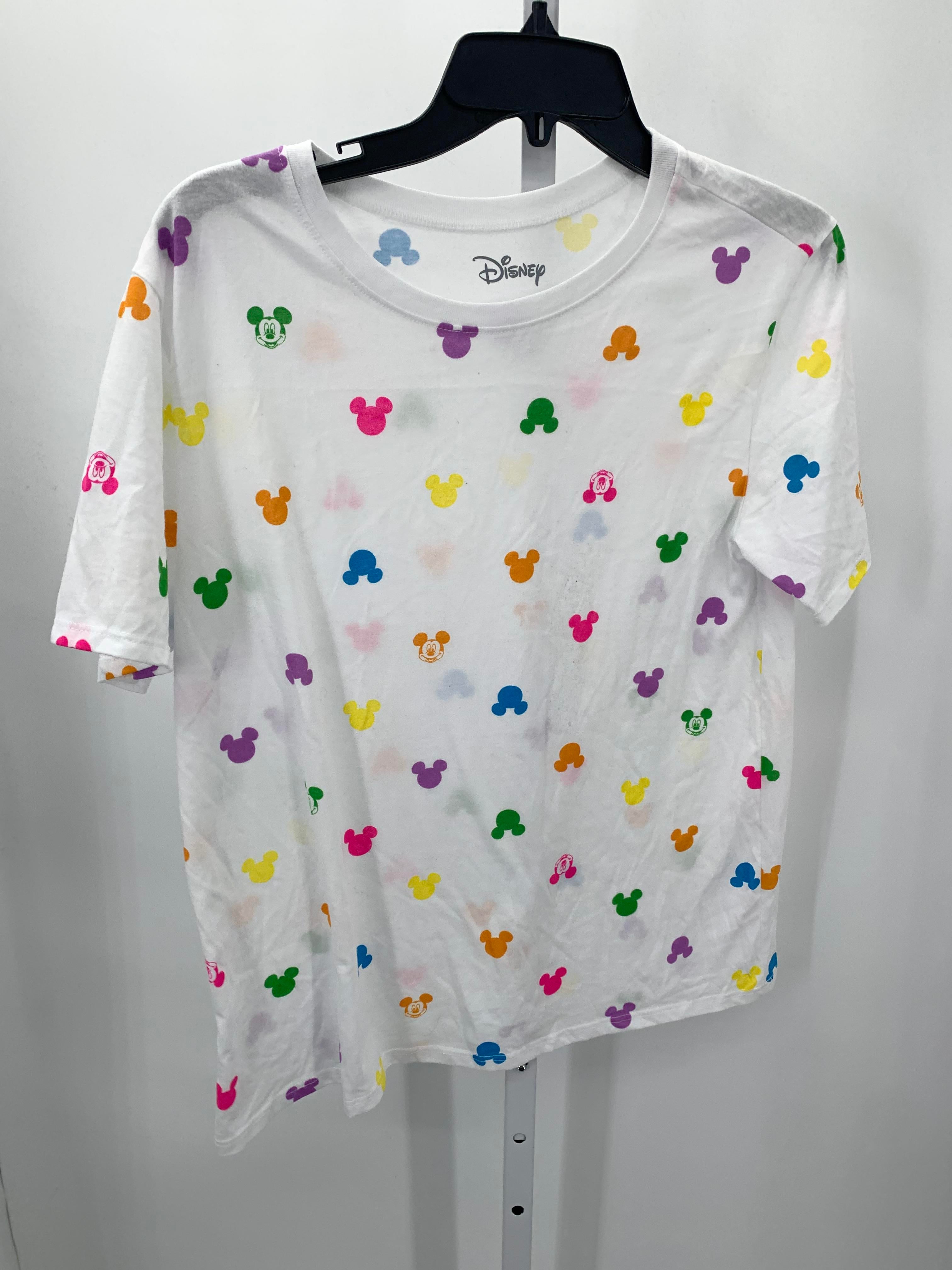 Disney Size Large Juniors Short Sleeve Shirt
