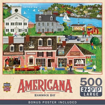 MasterPieces 500 Piece EZ Grip Jigsaw Puzzle - Hammock Bay -