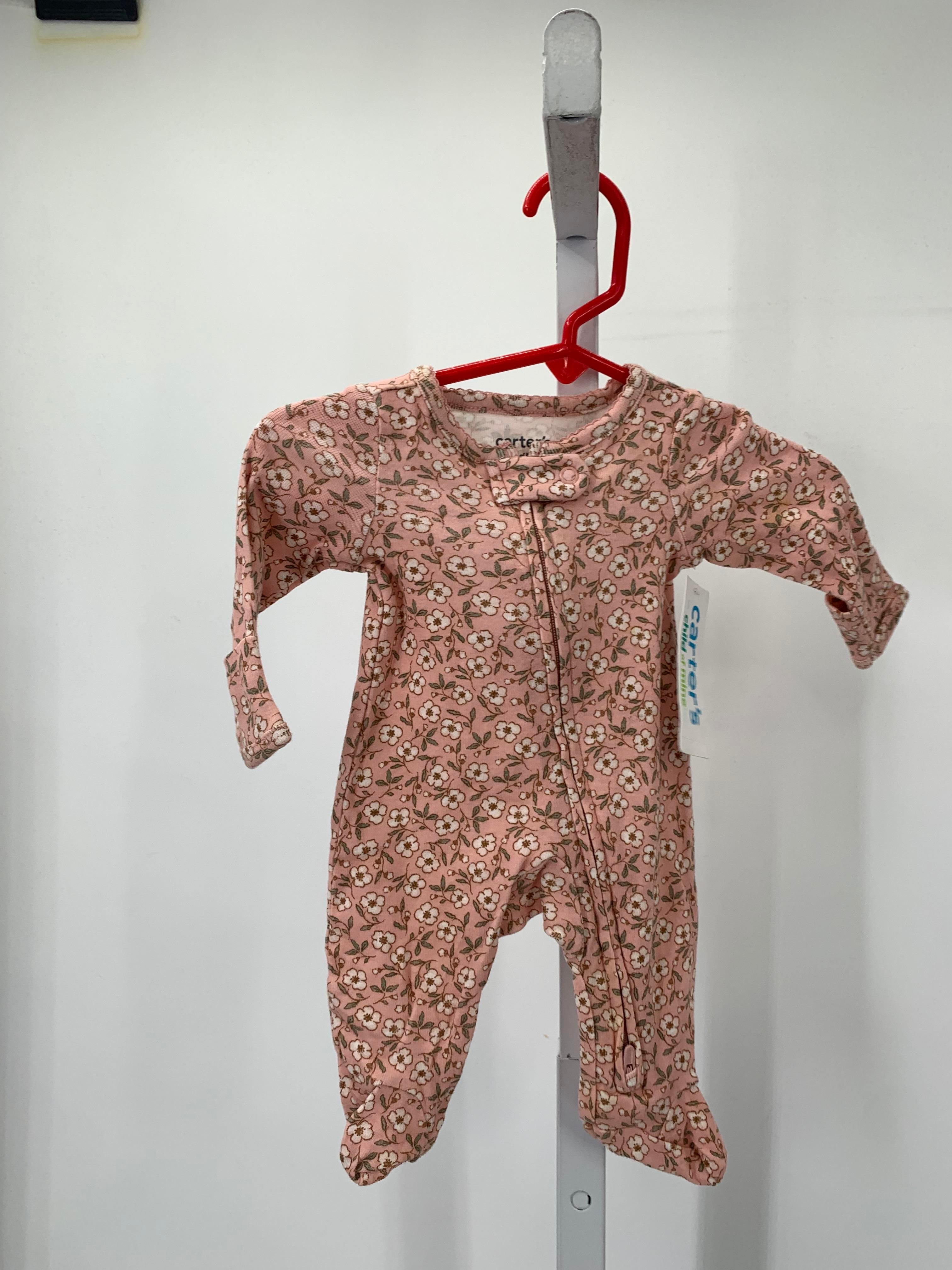 Carters Size Preemie Girls Long Slv. Romper