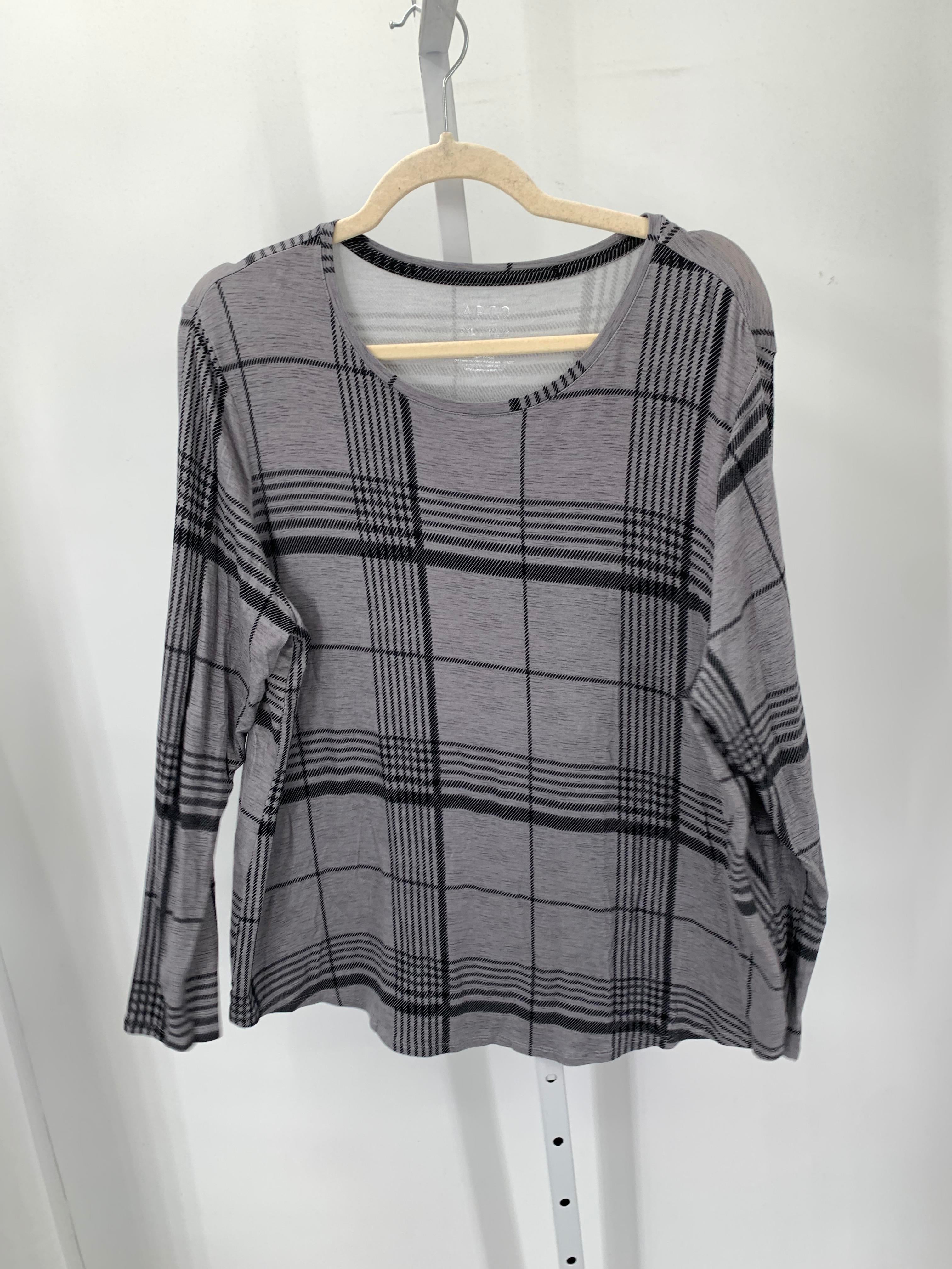 Apt. 9 Size X Large Petite Petite Long Sleeve Shirt