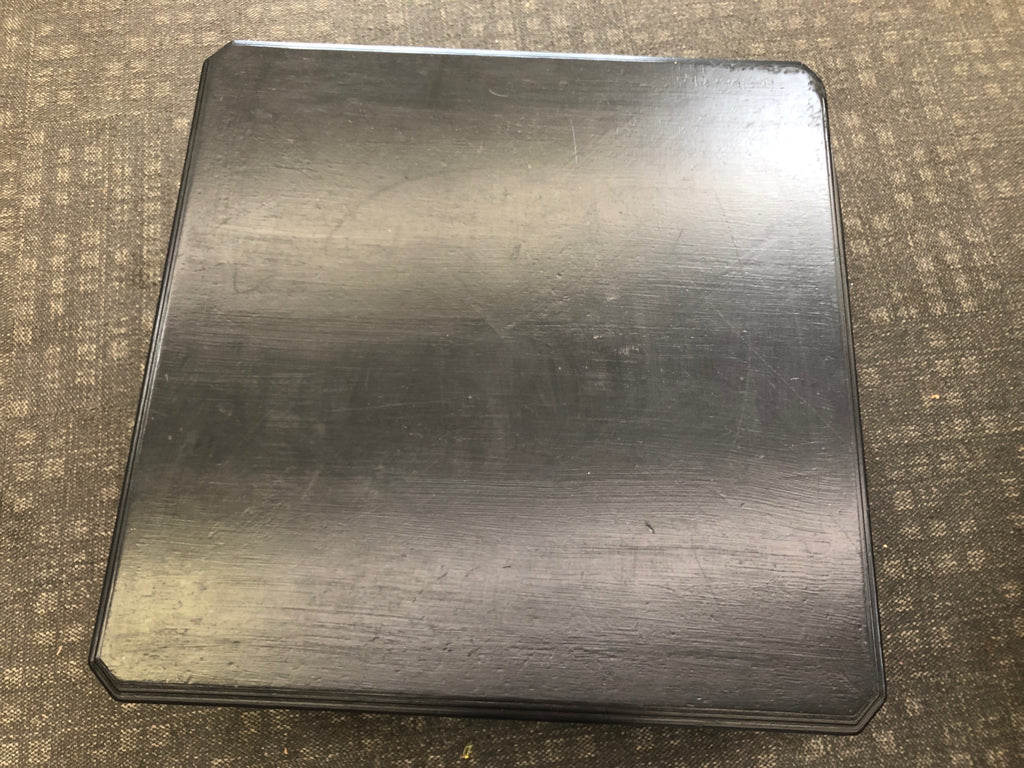 BLACK DISTRESSED LARGE COFFEE TABLE.
