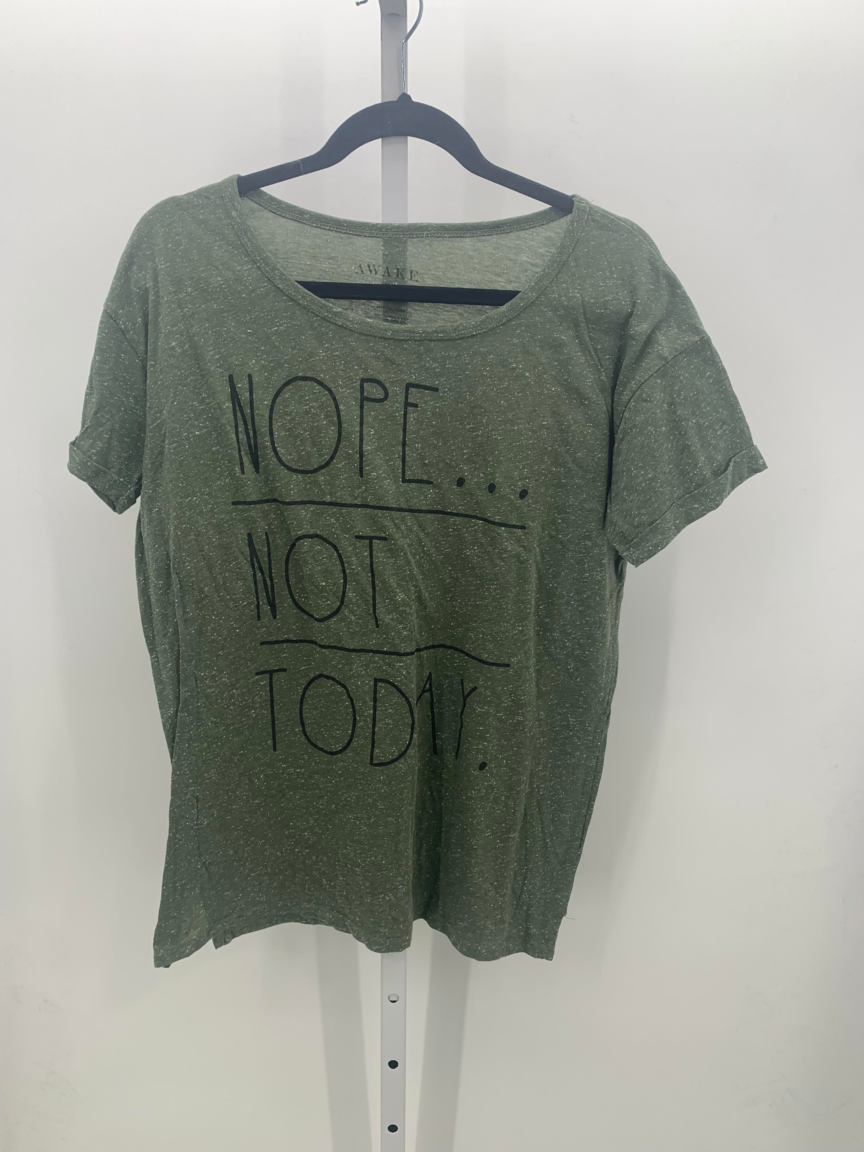 Size Extra Large Misses Short Sleeve Shirt